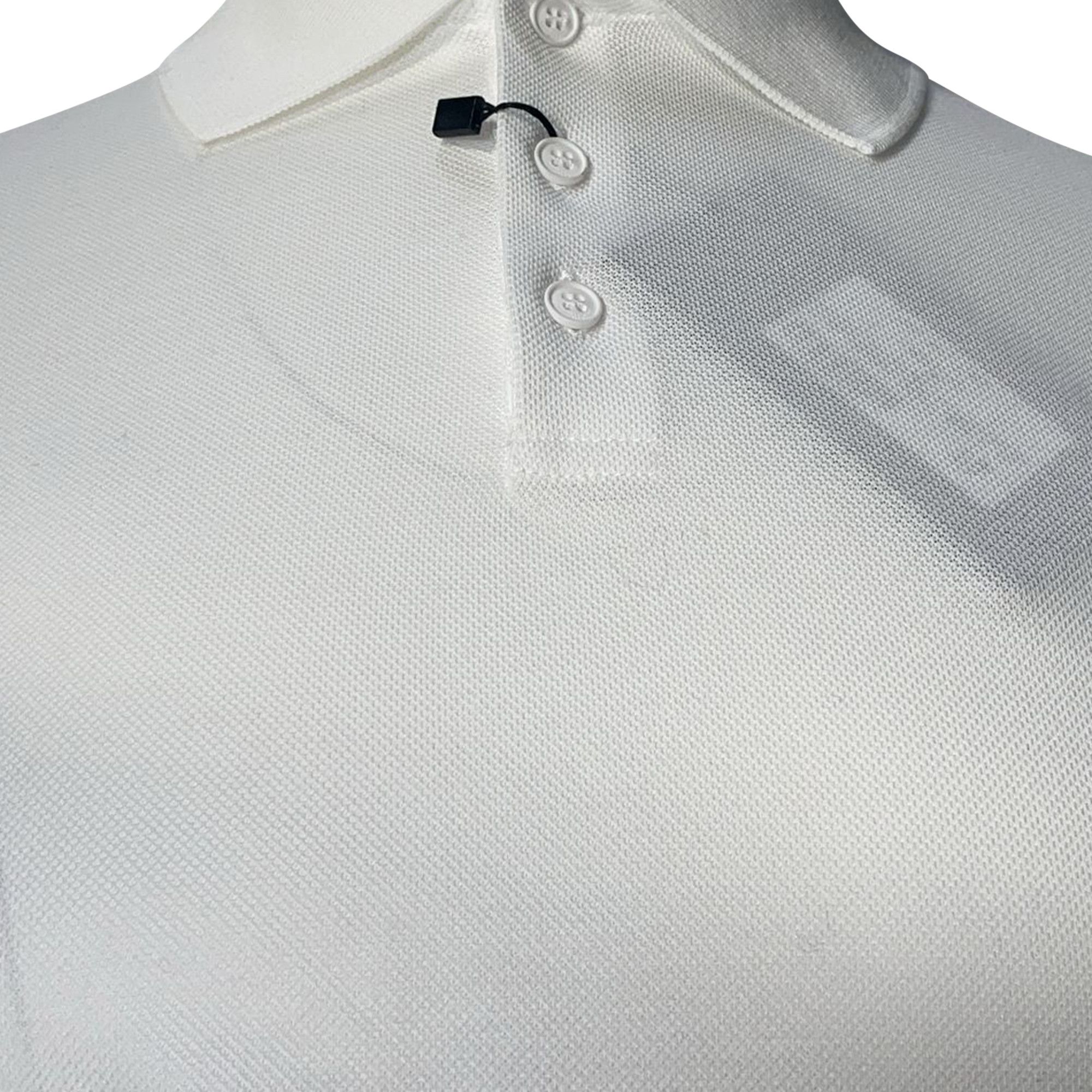 Saint Laurent Paris Saint Laurent Embroidered-Logo Polo Shirt in White Cotton Size US XS / EU 42 / 0 - 2 Thumbnail