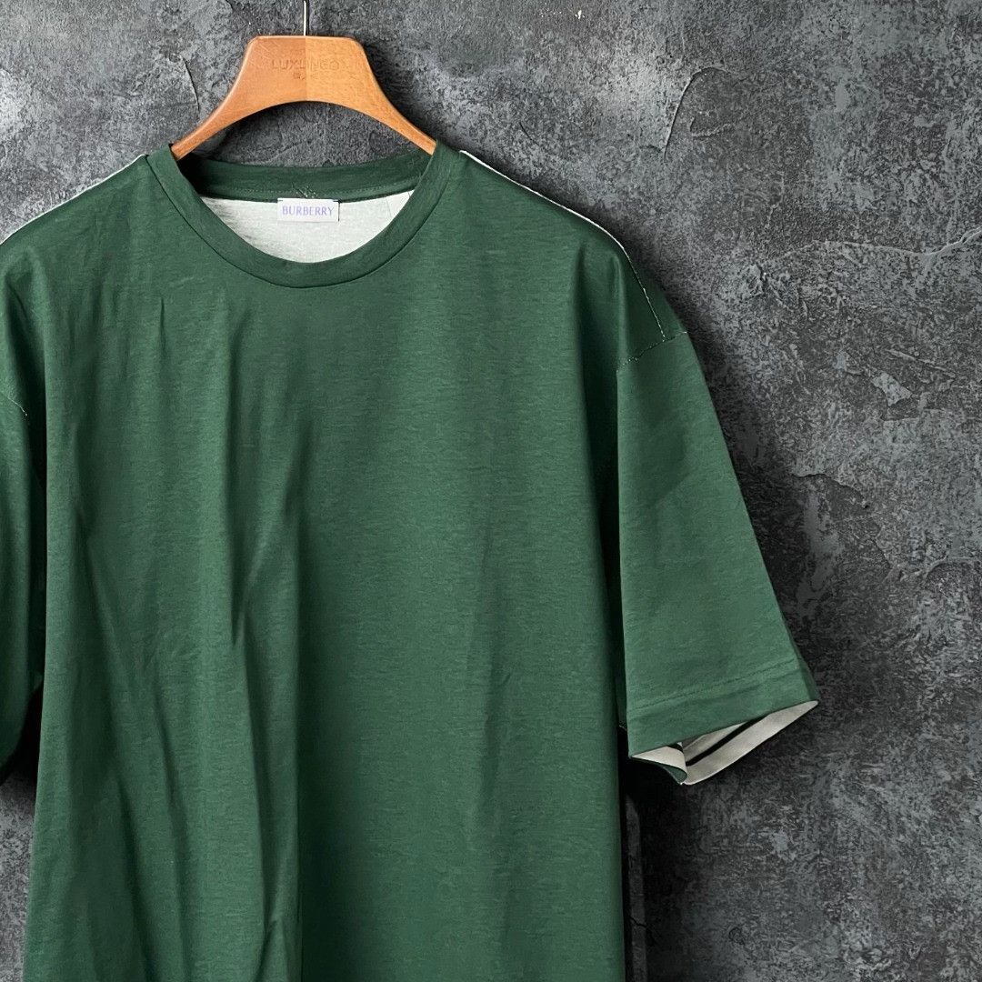 Burberry Burberry Cotton Green T-Shirt m Men Size US M / EU 48-50 / 2 - 3 Thumbnail