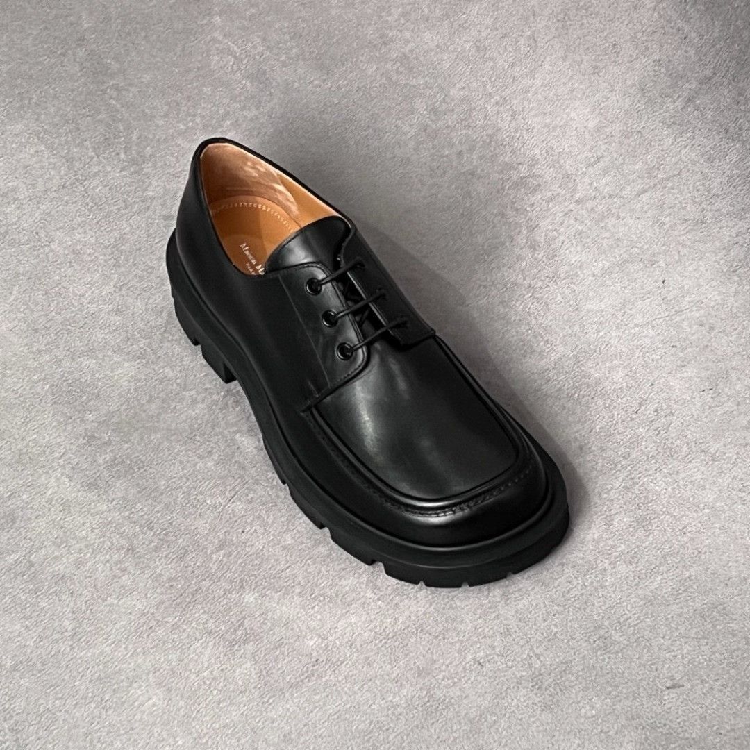 Maison Margiela Maison Margiela Leather Black Lowtop Sneakers 10 Men Size US 10 / EU 43 - 5 Thumbnail