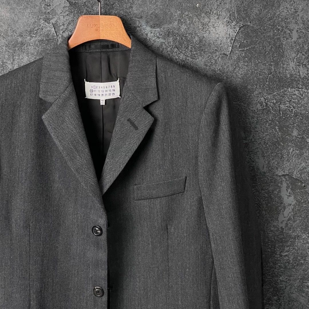 Maison Margiela Maison Margiela Wool Gray Suit 40r Men Size 40R - 3 Thumbnail