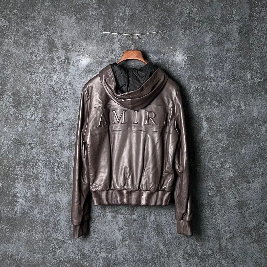 Amiri Amiri Leather Leather Jacket m Men Size US M / EU 48-50 / 2 - 2 Thumbnail