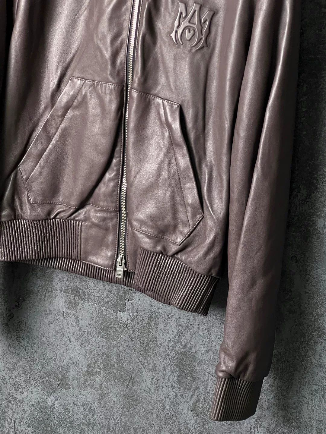 Amiri Amiri Leather Leather Jacket m Men Size US M / EU 48-50 / 2 - 5 Thumbnail