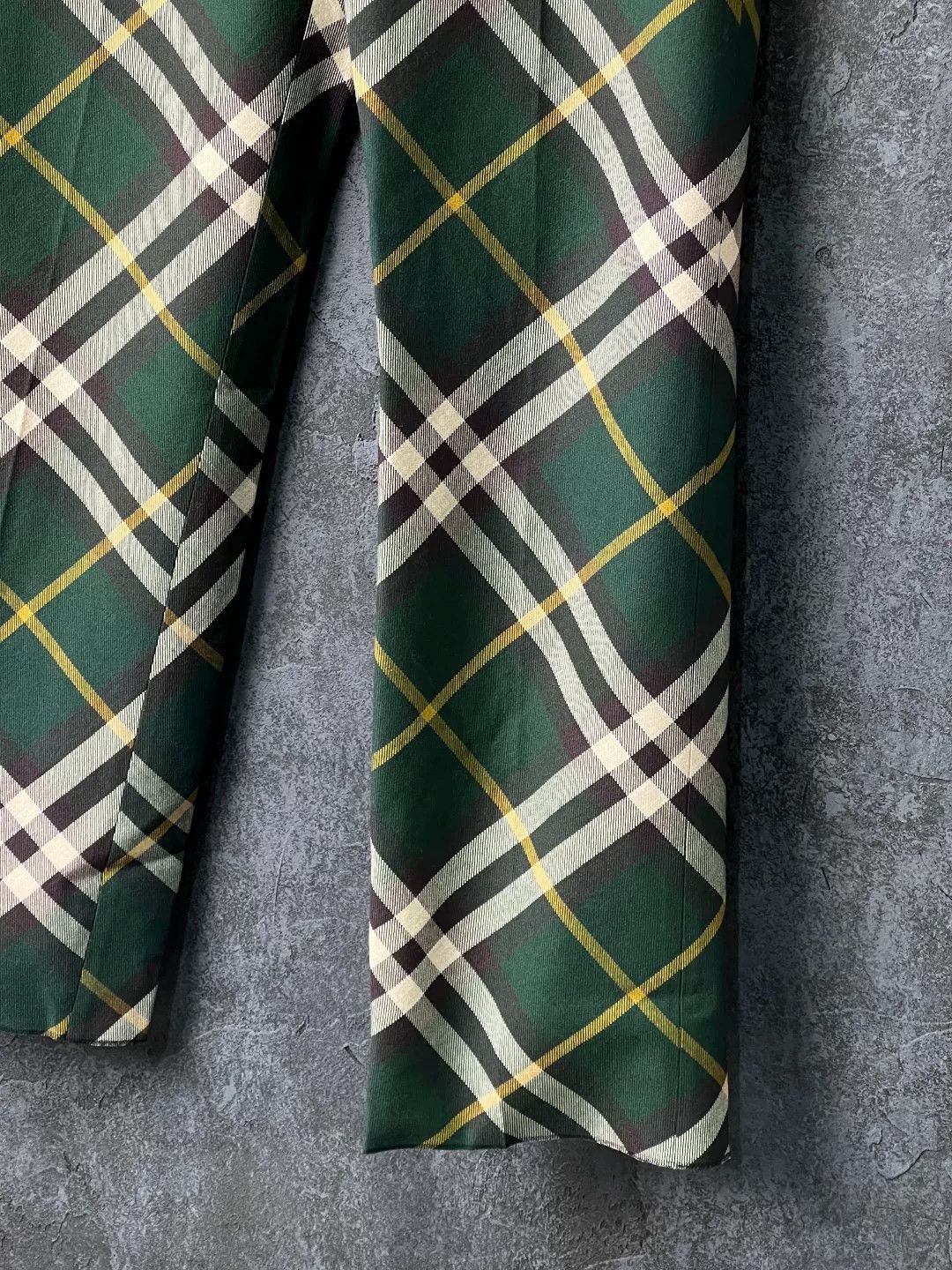Burberry Burberry Casual Plaid Green Formal Trousers 40r Men Size 40R - 6 Thumbnail
