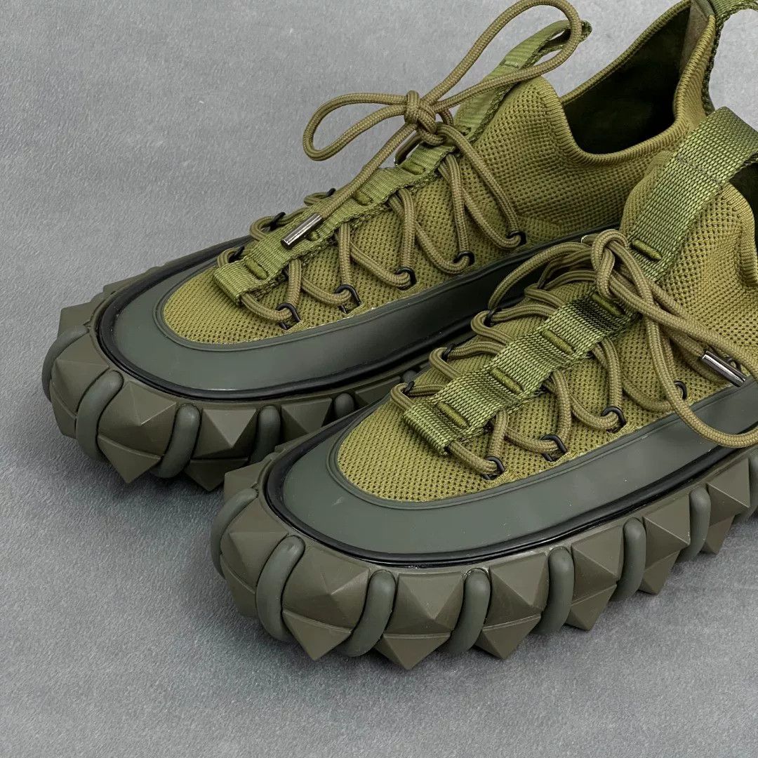 Valentino Valentino Casual Green Lowtop Sneakers 8.5 Men Size US 8.5 / EU 41-42 - 4 Thumbnail
