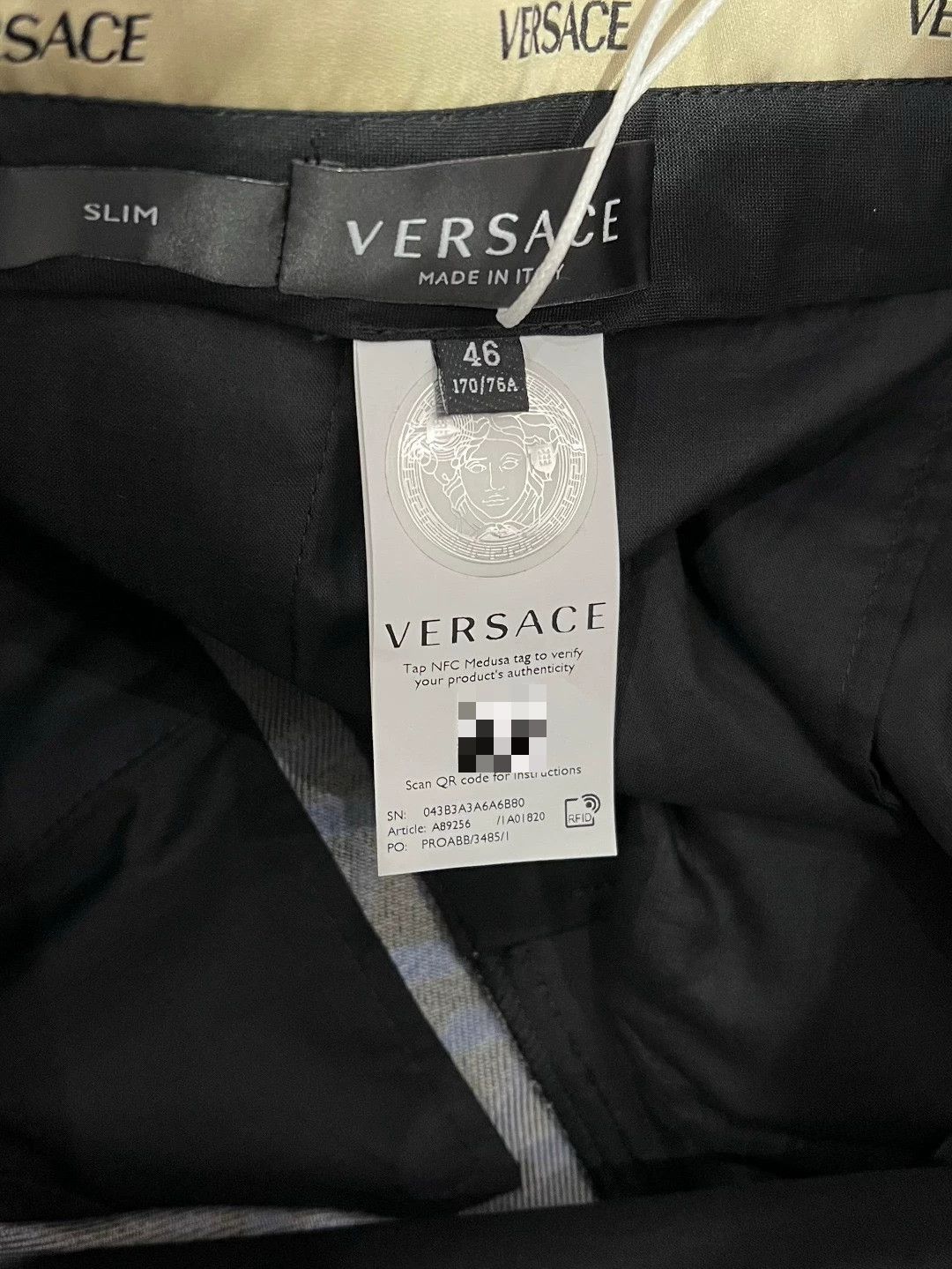 Versace Versace Casual Formal Trousers 40r Men Size 40R - 8 Thumbnail