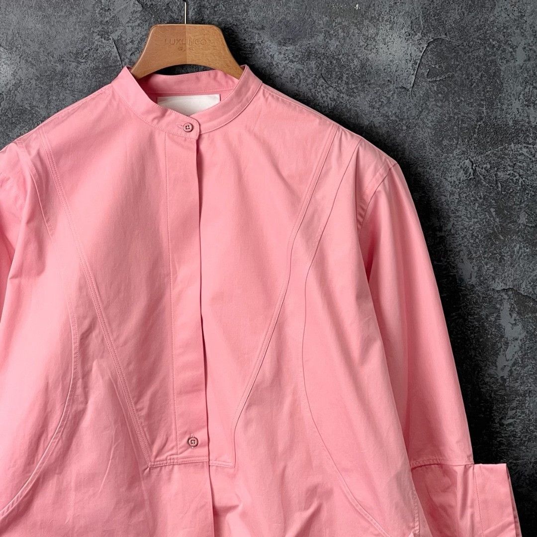Jil Sander Jil Sander Cotton Pink Button Up M Women Size M / US 6-8 / IT 42-44 - 3 Thumbnail