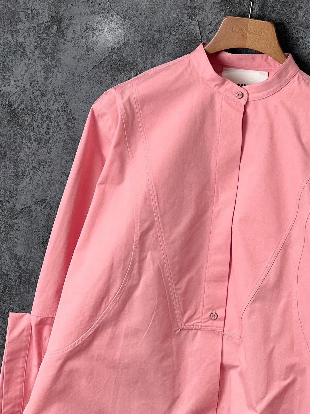 Jil Sander Jil Sander Cotton Pink Button Up M Women Size M / US 6-8 / IT 42-44 - 4 Thumbnail
