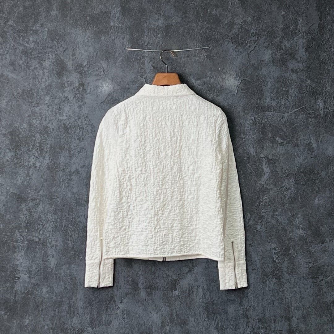 Jil Sander Jil Sander White Jacket M Women Size M / US 6-8 / IT 42-44 - 2 Thumbnail