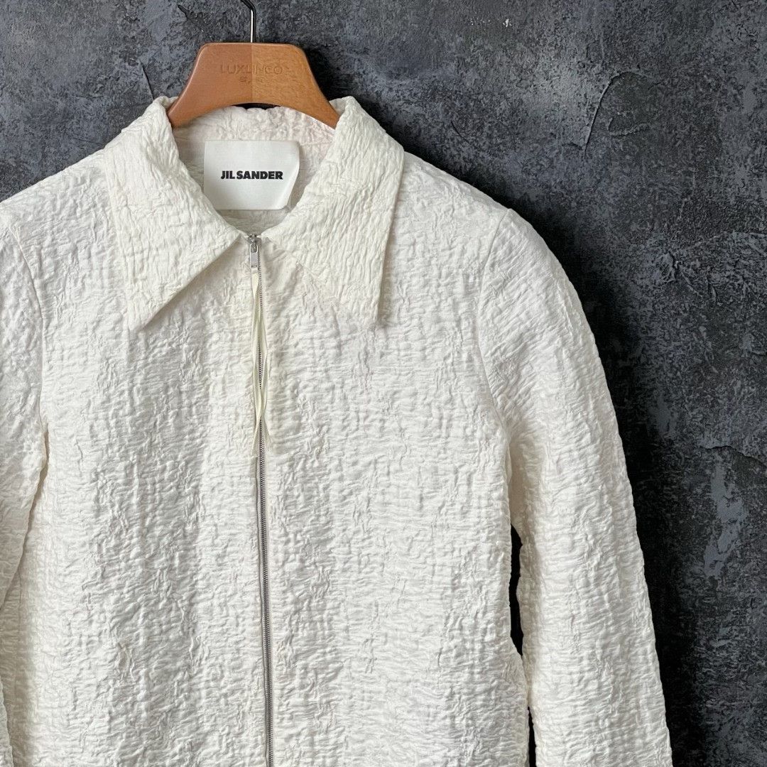 Jil Sander Jil Sander White Jacket M Women Size M / US 6-8 / IT 42-44 - 3 Thumbnail