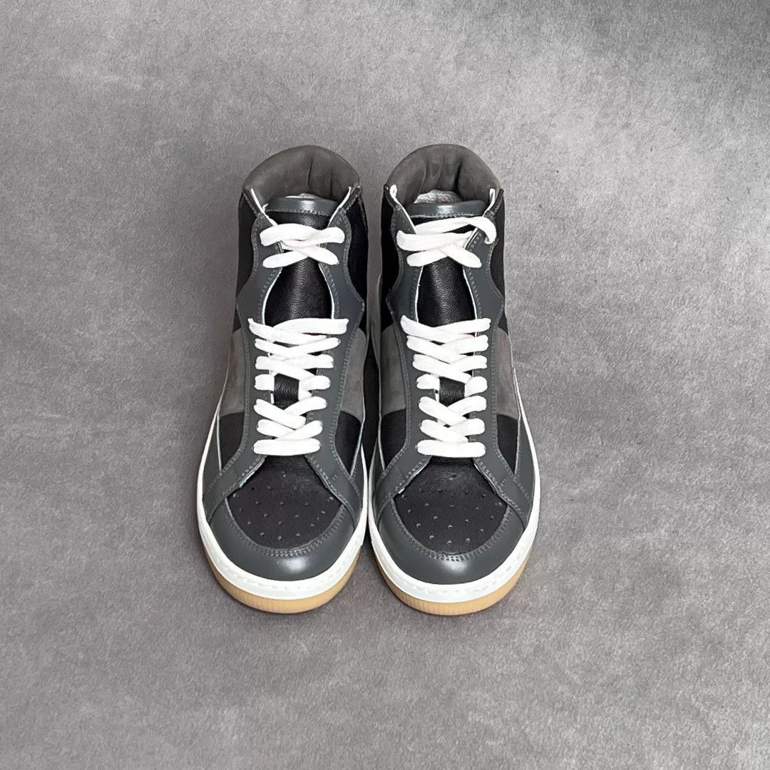 Kiton Kiton Leather Multi Hitop Sneakers 9.5 Men Size US 9.5 / EU 42-43 - 7 Thumbnail