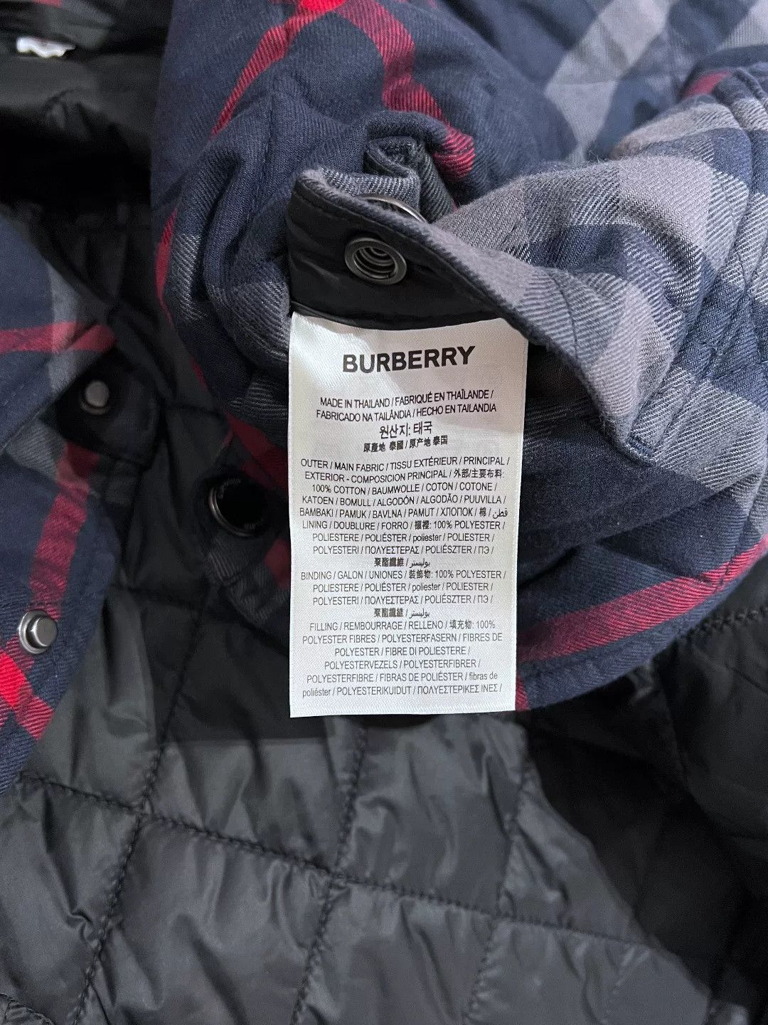 Burberry Burberry Plaid Cotton Heavy Coat m Men Size US M / EU 48-50 / 2 - 7 Thumbnail
