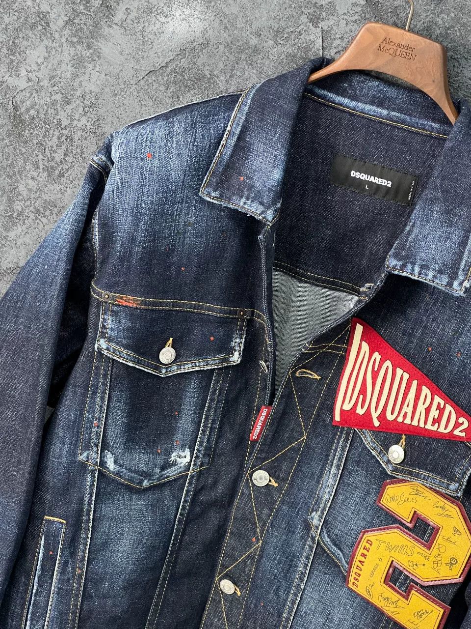 Dsquared2 Dsquared2 Denim Red Light Jacket m Men Size US M / EU 48-50 / 2 - 4 Thumbnail
