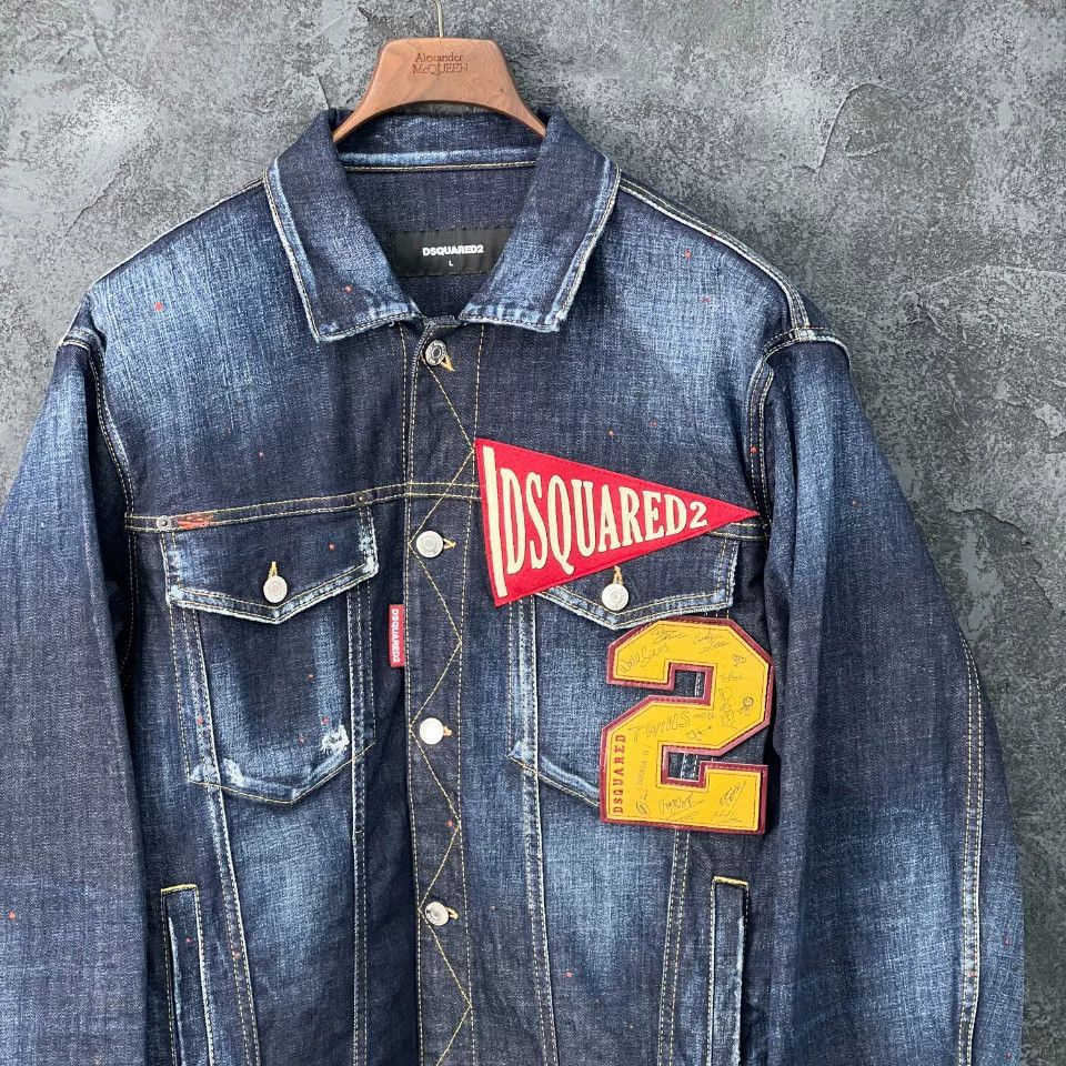 Dsquared2 Dsquared2 Denim Red Light Jacket m Men Size US M / EU 48-50 / 2 - 3 Thumbnail