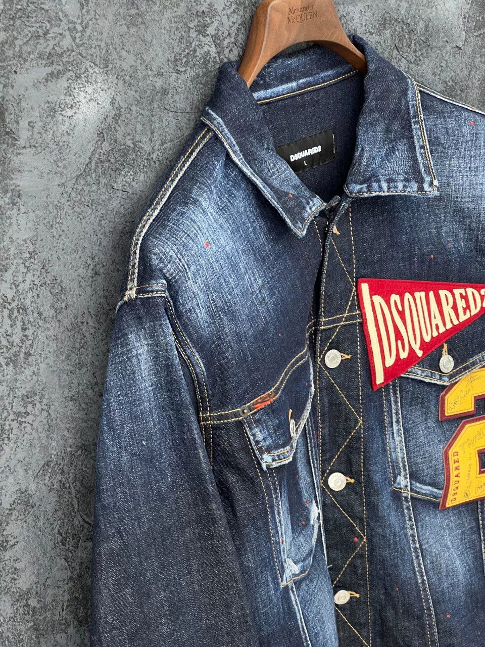 Dsquared2 Dsquared2 Denim Red Light Jacket m Men Size US M / EU 48-50 / 2 - 5 Thumbnail