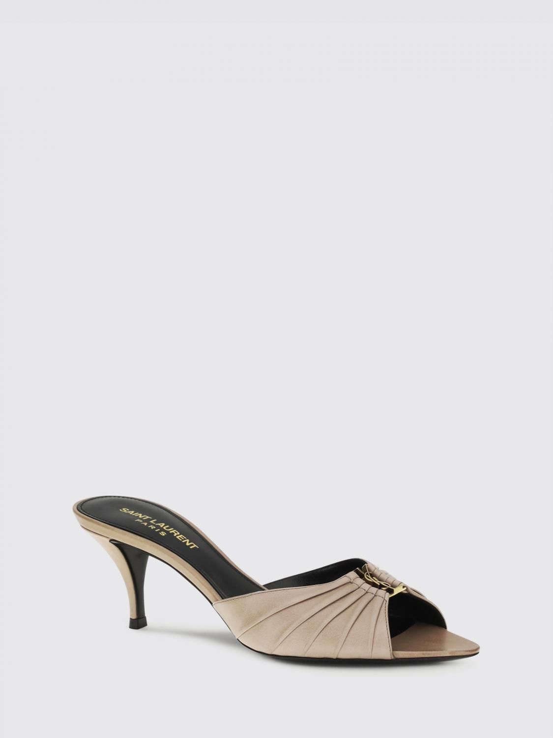 Saint Laurent Paris Saint Laurent Heeled Sandal Woman Nude Size US 6 / IT 36 - 2 Thumbnail