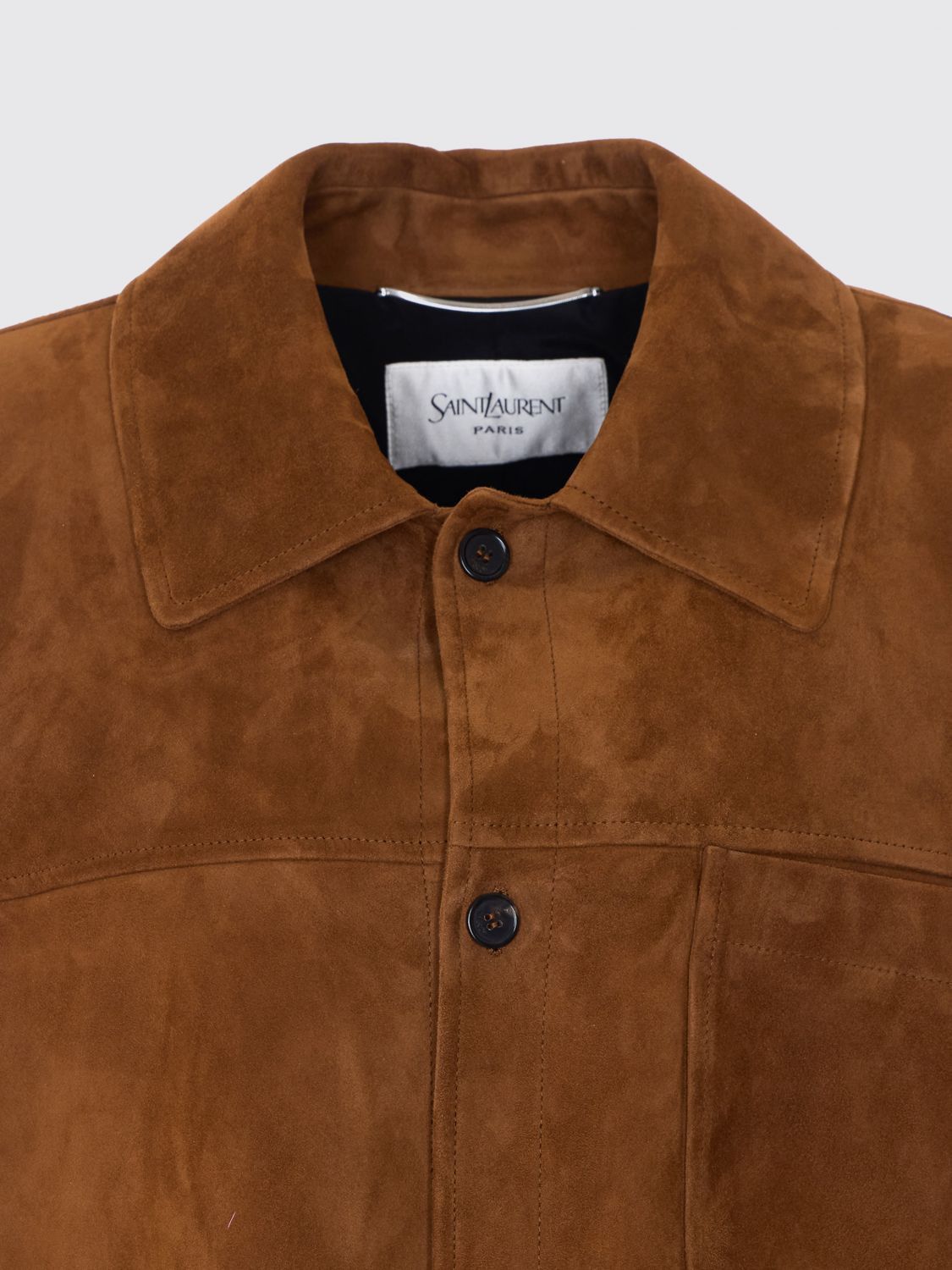Saint Laurent Paris Saint Laurent Jacket Men Brown Size US XXL / EU 58 / 5 - 4 Thumbnail