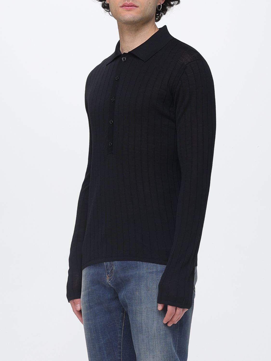 Saint Laurent Paris Saint Laurent Polo Shirt Men Black Size US XL / EU 56 / 4 - 4 Thumbnail