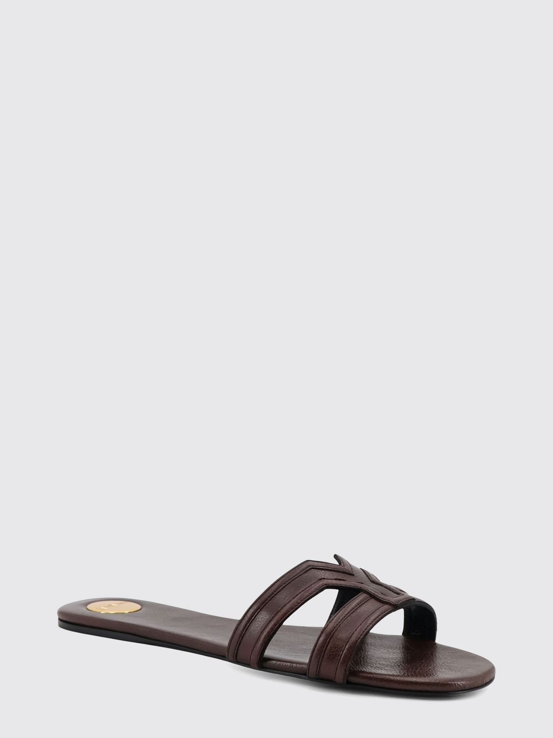 Saint Laurent Paris Saint Laurent Heeled Sandal Woman Brown Size US 10 / IT 40 - 2 Thumbnail