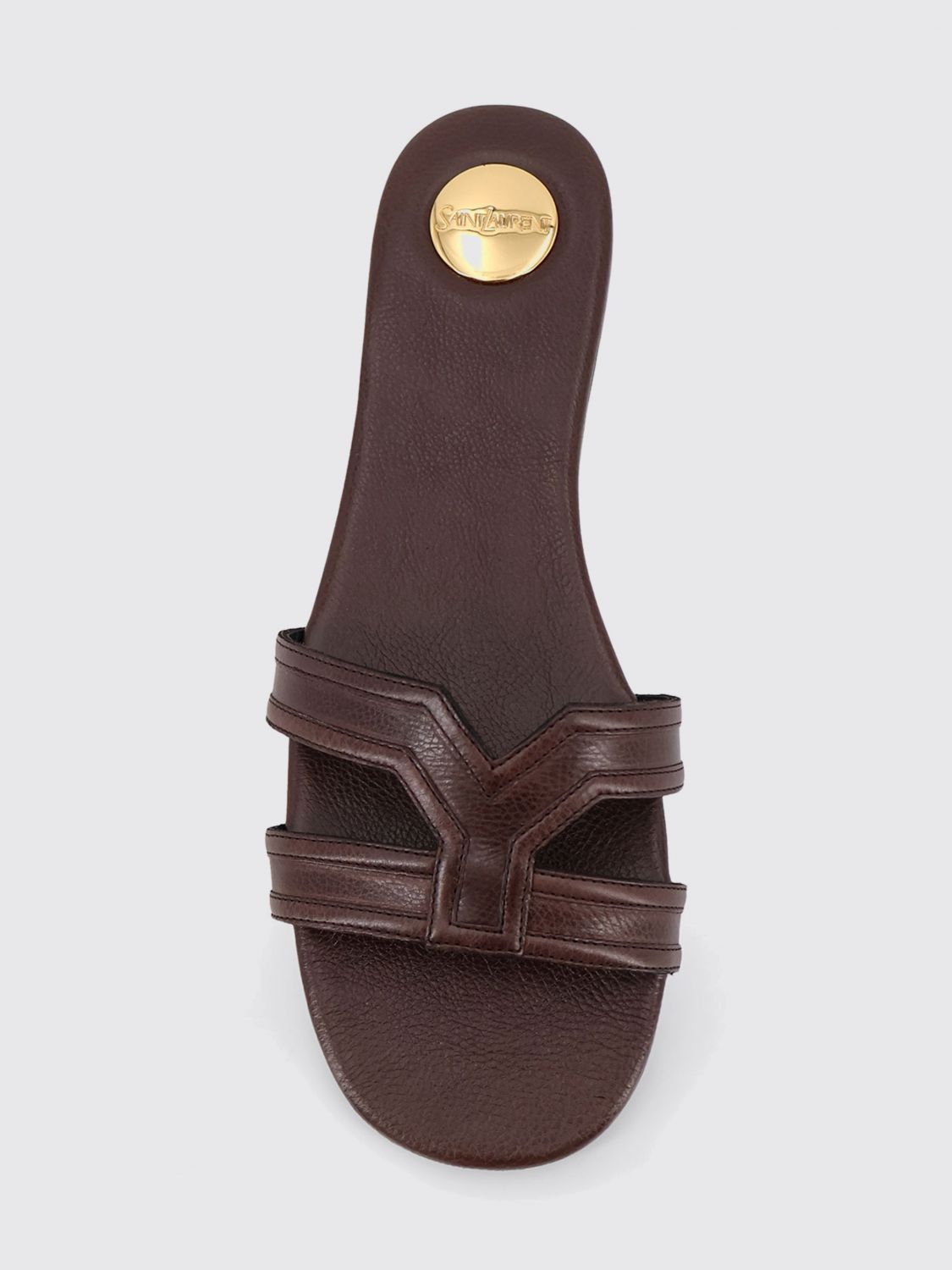 Saint Laurent Paris Saint Laurent Heeled Sandal Woman Brown Size US 11 / IT 41 - 4 Thumbnail