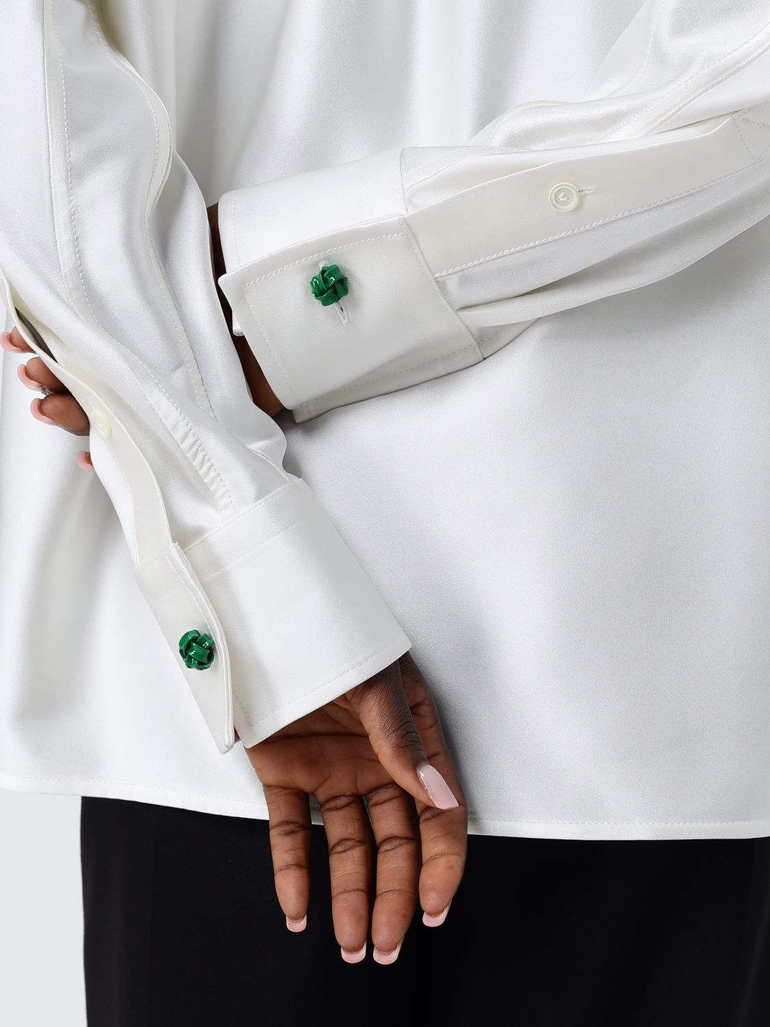 Bottega Veneta Bottega Veneta Shirt Woman White Size XS / US 0-2 / IT 36-38 - 4 Thumbnail