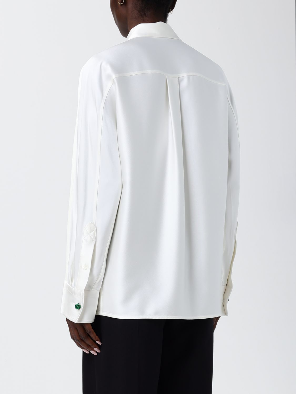 Bottega Veneta Bottega Veneta Shirt Woman White Size S / US 4 / IT 40 - 2 Thumbnail