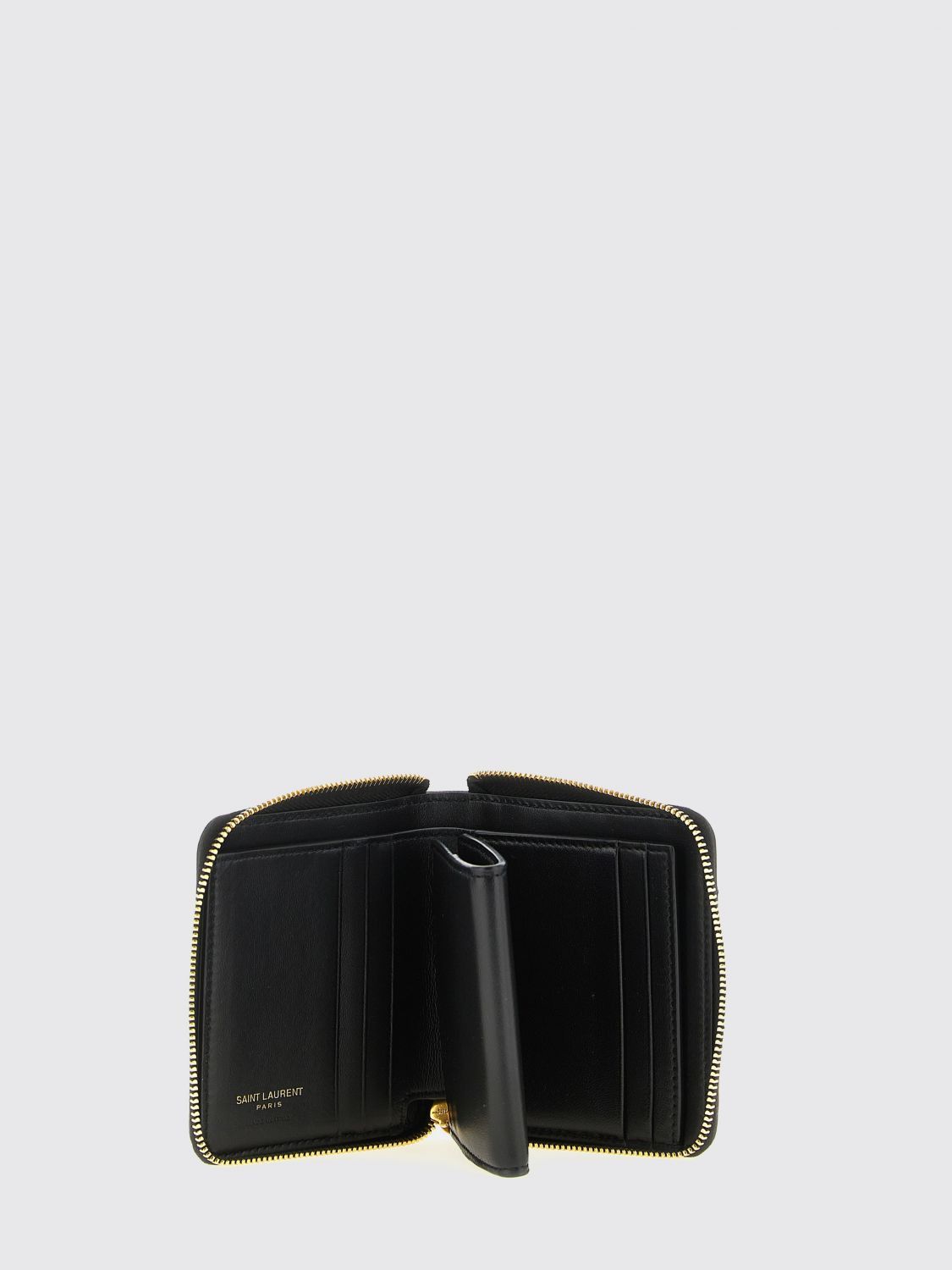 Saint Laurent Paris Saint Laurent Wallet Woman Black Size ONE SIZE - 2 Thumbnail