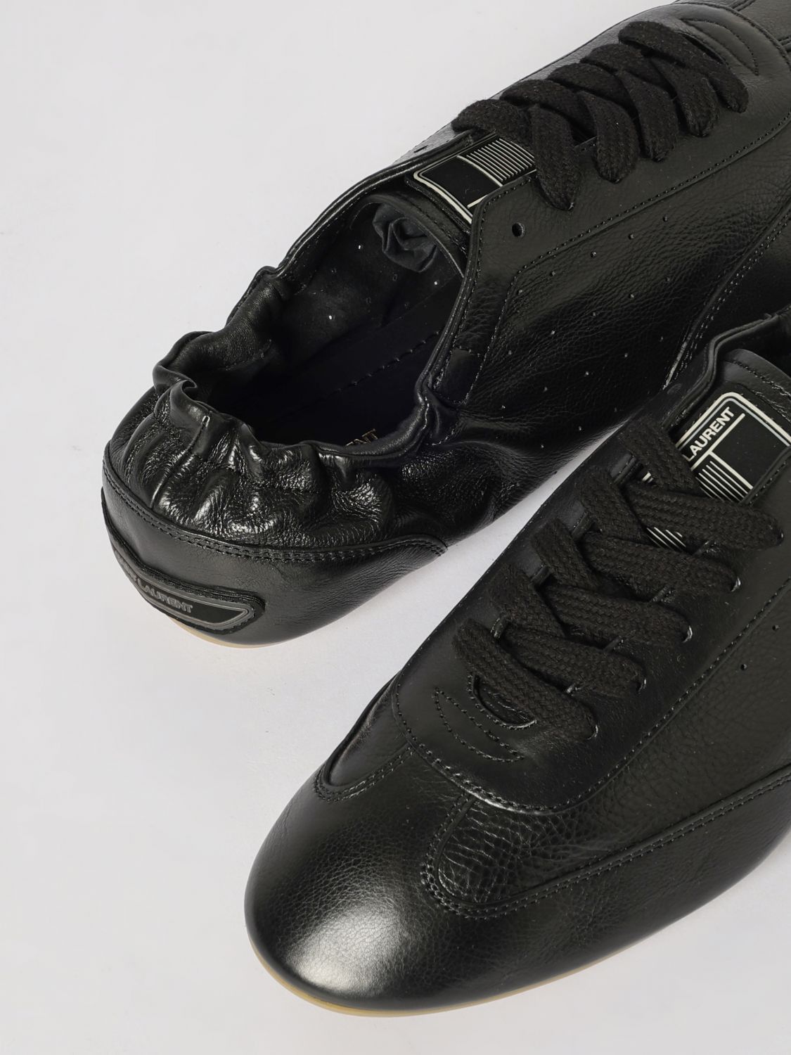 Saint Laurent Paris Saint Laurent Sneakers Woman Black Size US 7 / IT 37 - 4 Thumbnail
