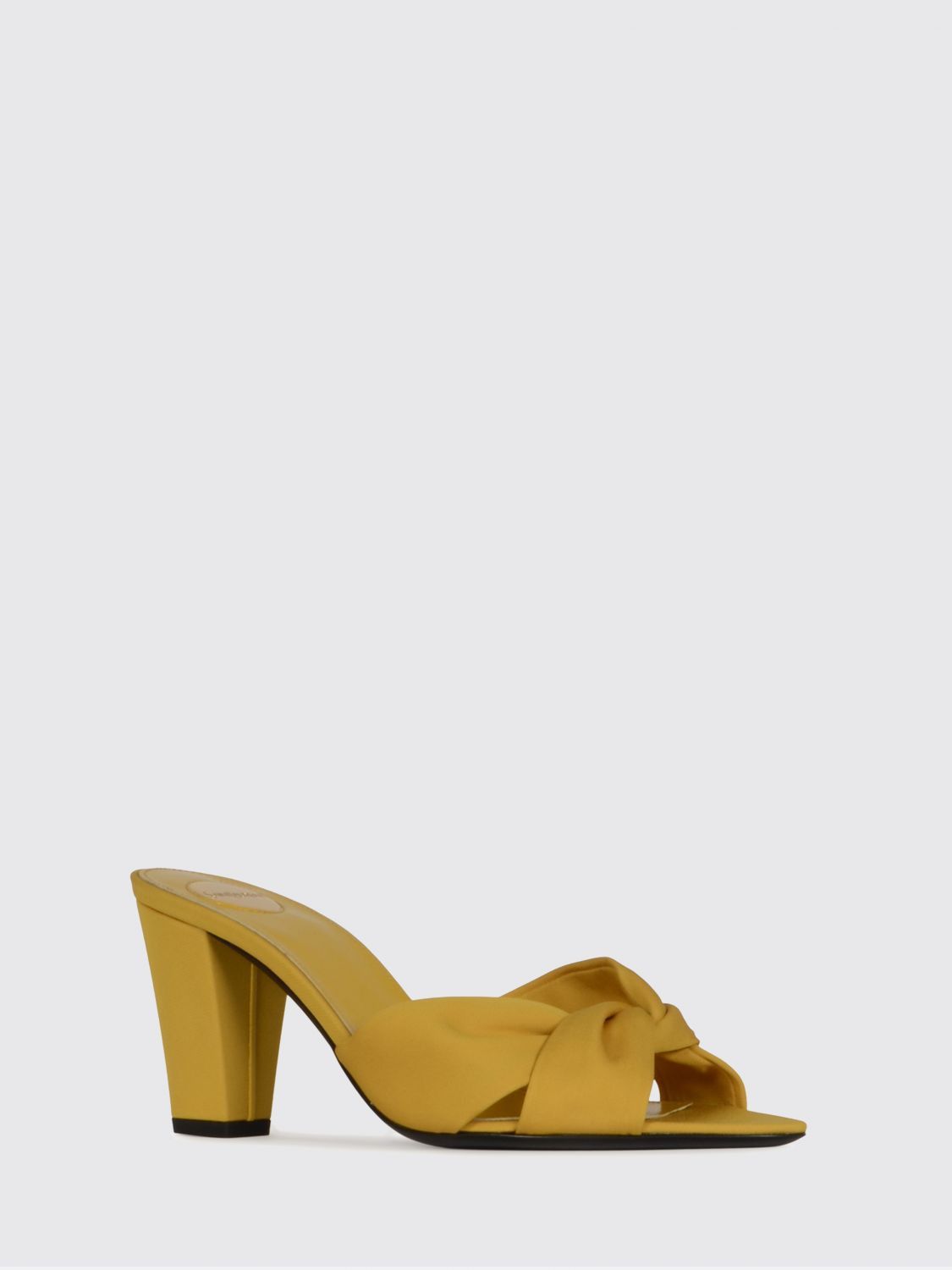 Saint Laurent Paris Saint Laurent Heeled Sandal Woman Yellow Size US 8 / IT 38 - 2 Thumbnail