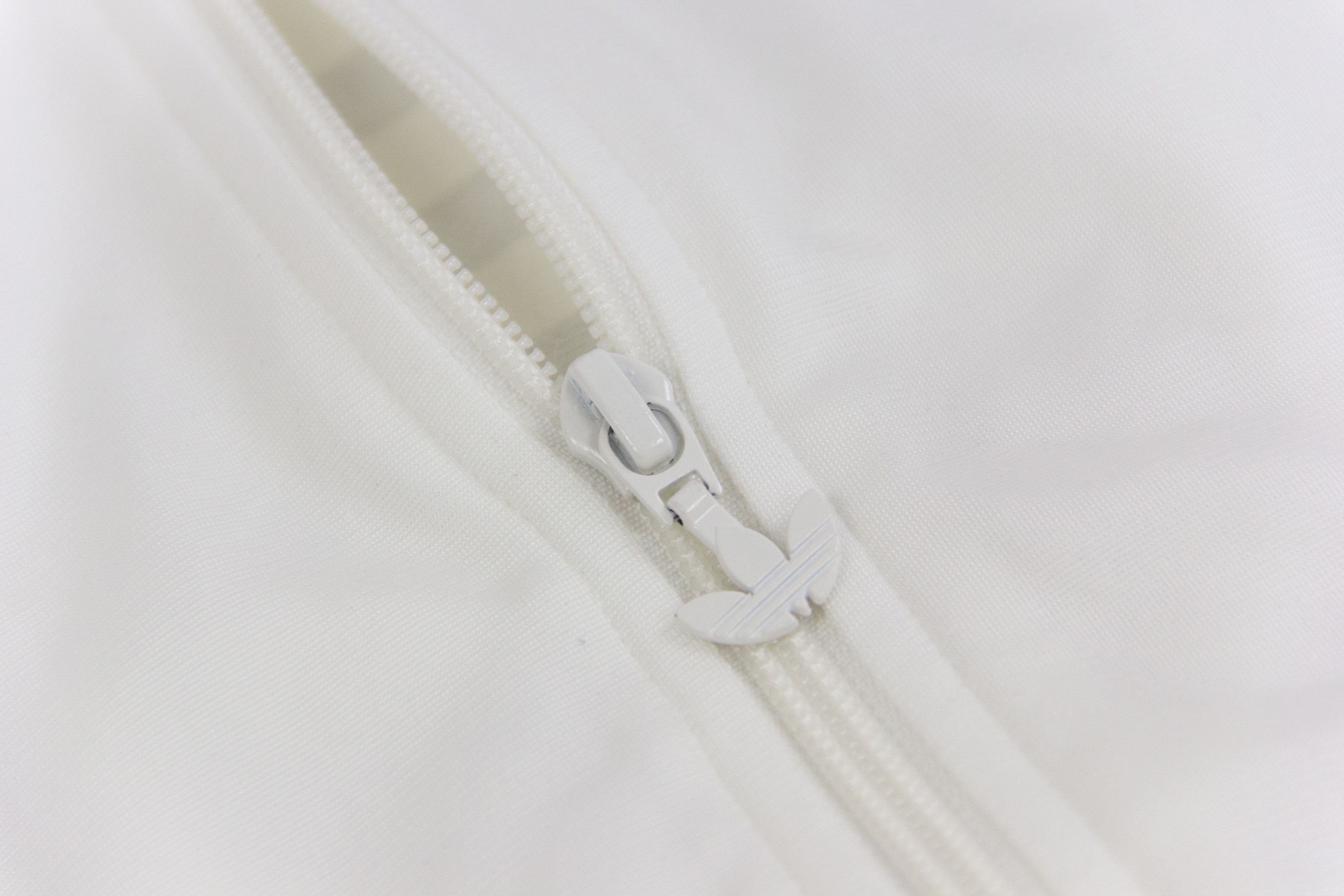 Adidas Adidas Originals White Track Jacket with Silver Stripes, Size M Size US M / EU 48-50 / 2 - 3 Thumbnail
