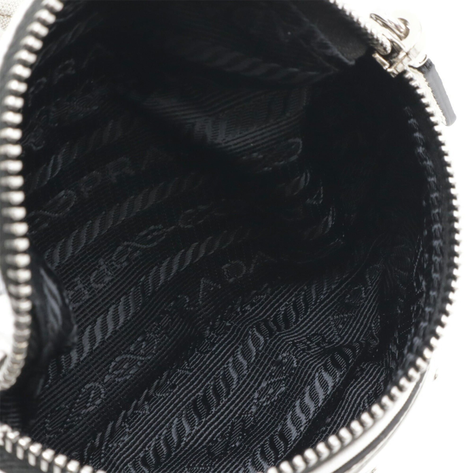 Prada PRADA Triangle Wristband Pouch Multi-Pouch Nylon Leather BLANCO White 1TT095 Size ONE SIZE - 7 Thumbnail