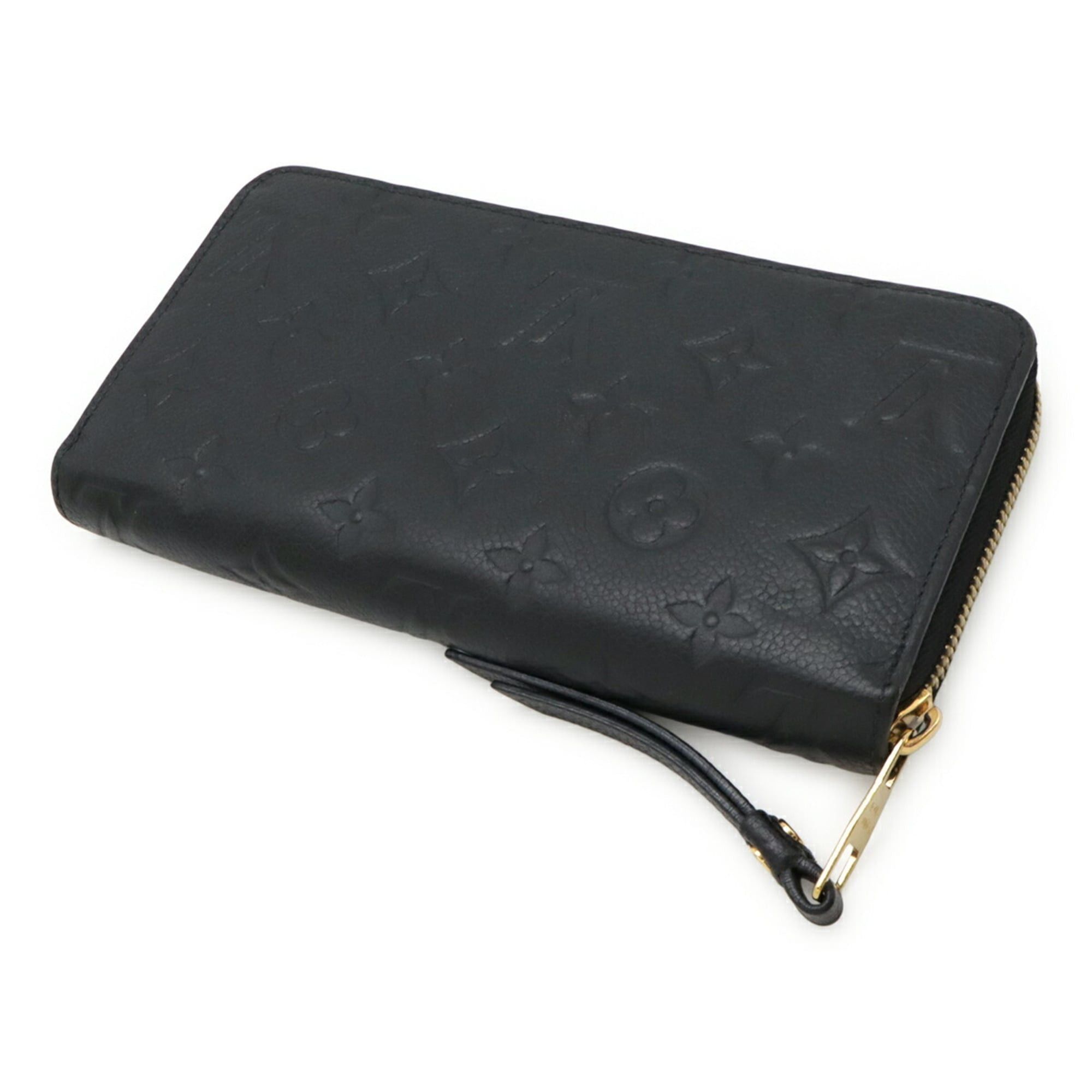 Louis Vuitton Louis Vuitton Monogram Empreinte Zippy Wallet Round Long Leather Noir Black M61864 Size ONE SIZE - 3 Thumbnail