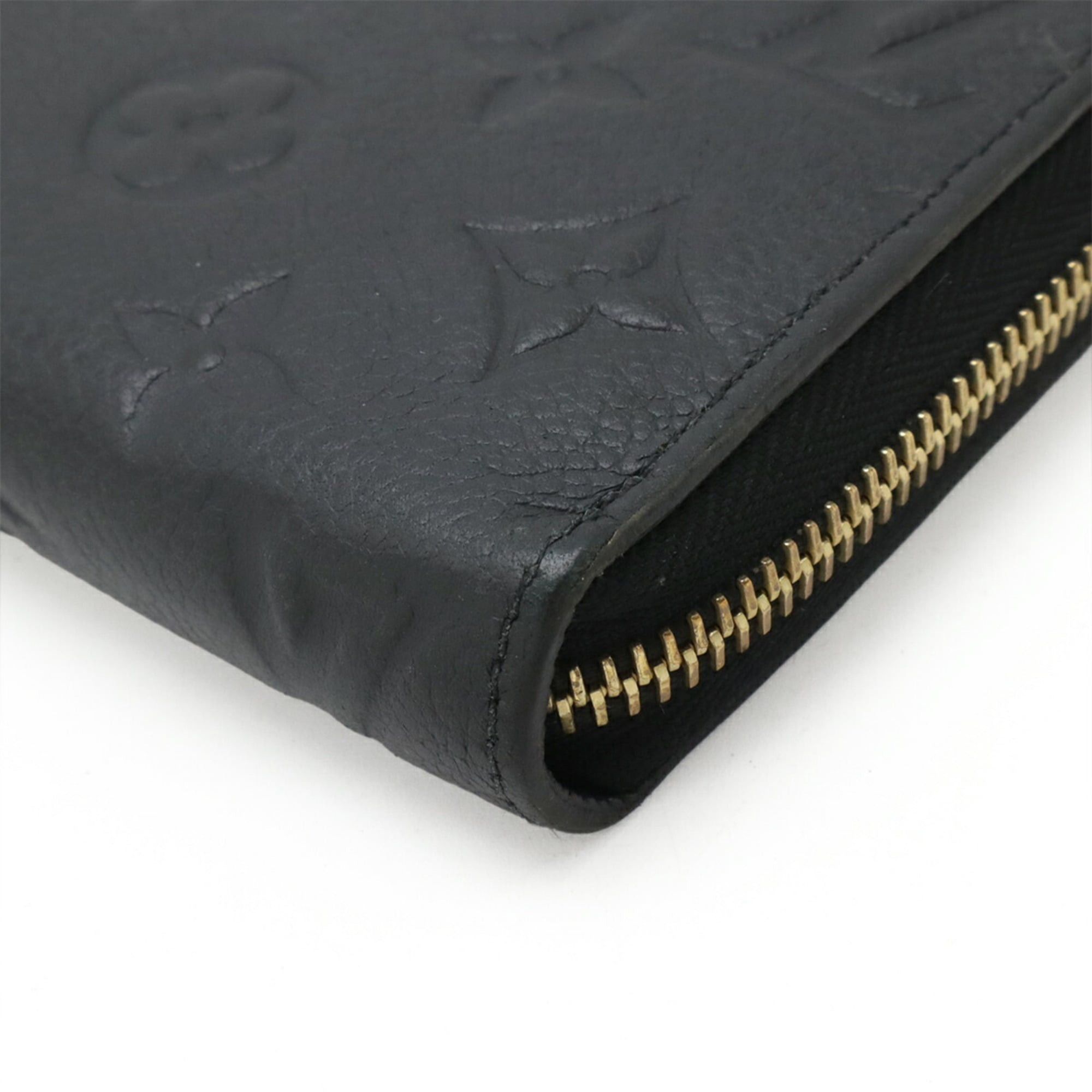 Louis Vuitton Louis Vuitton Monogram Empreinte Zippy Wallet Round Long Leather Noir Black M61864 Size ONE SIZE - 4 Thumbnail