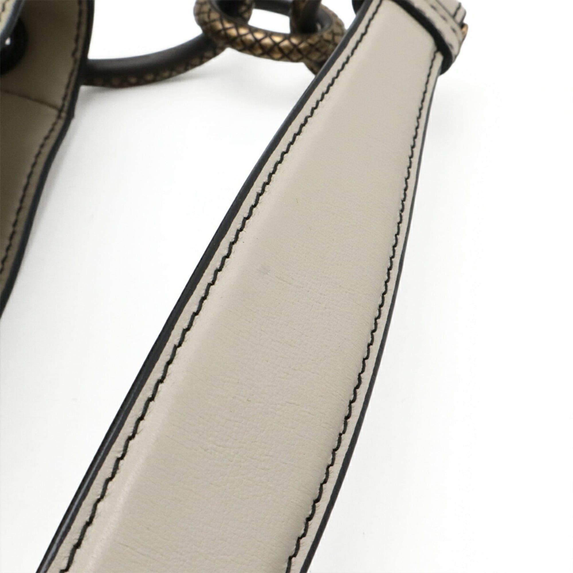 Bottega Veneta BOTTEGA VENETA Intrecciato Brio Shoulder Bag, Knot Leather, Light Greige, 494119 Size ONE SIZE - 7 Thumbnail
