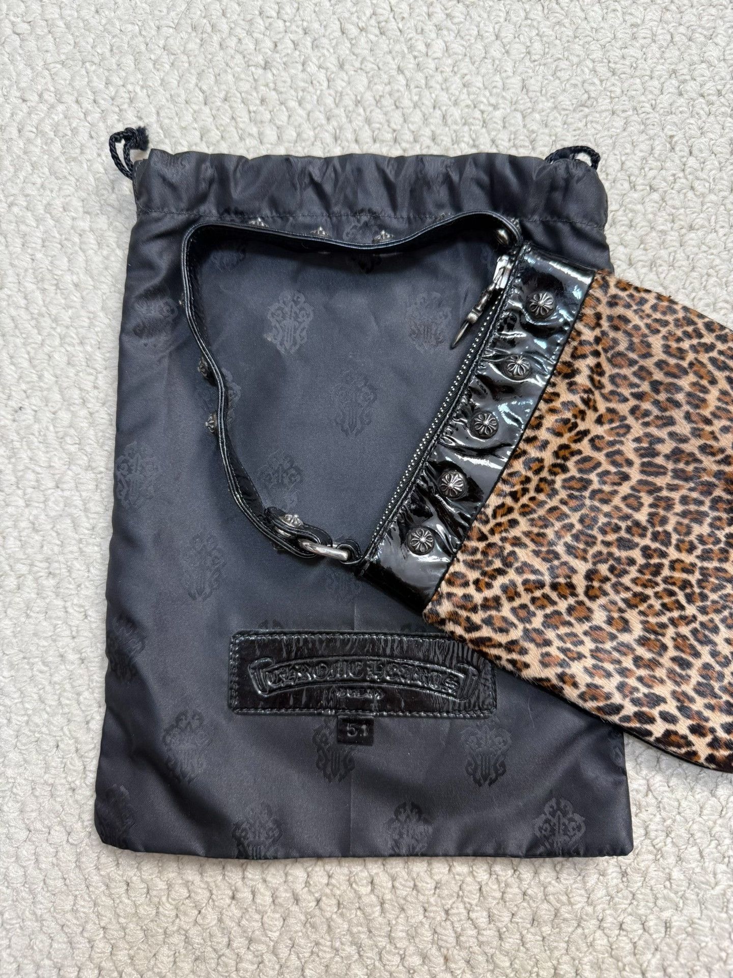Chrome Hearts Chrome Hearts Fashion Week Limited Leopard Clutch Size ONE SIZE - 4 Thumbnail