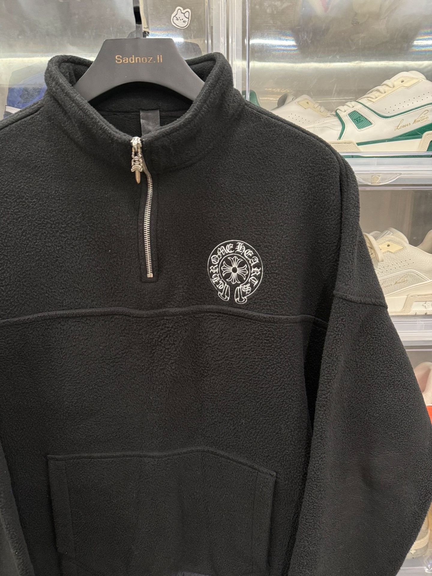 Chrome Hearts Chrome Hearts Half-Zip Fleece Sweatshirt Size US L / EU 52-54 / 3 - 2 Thumbnail