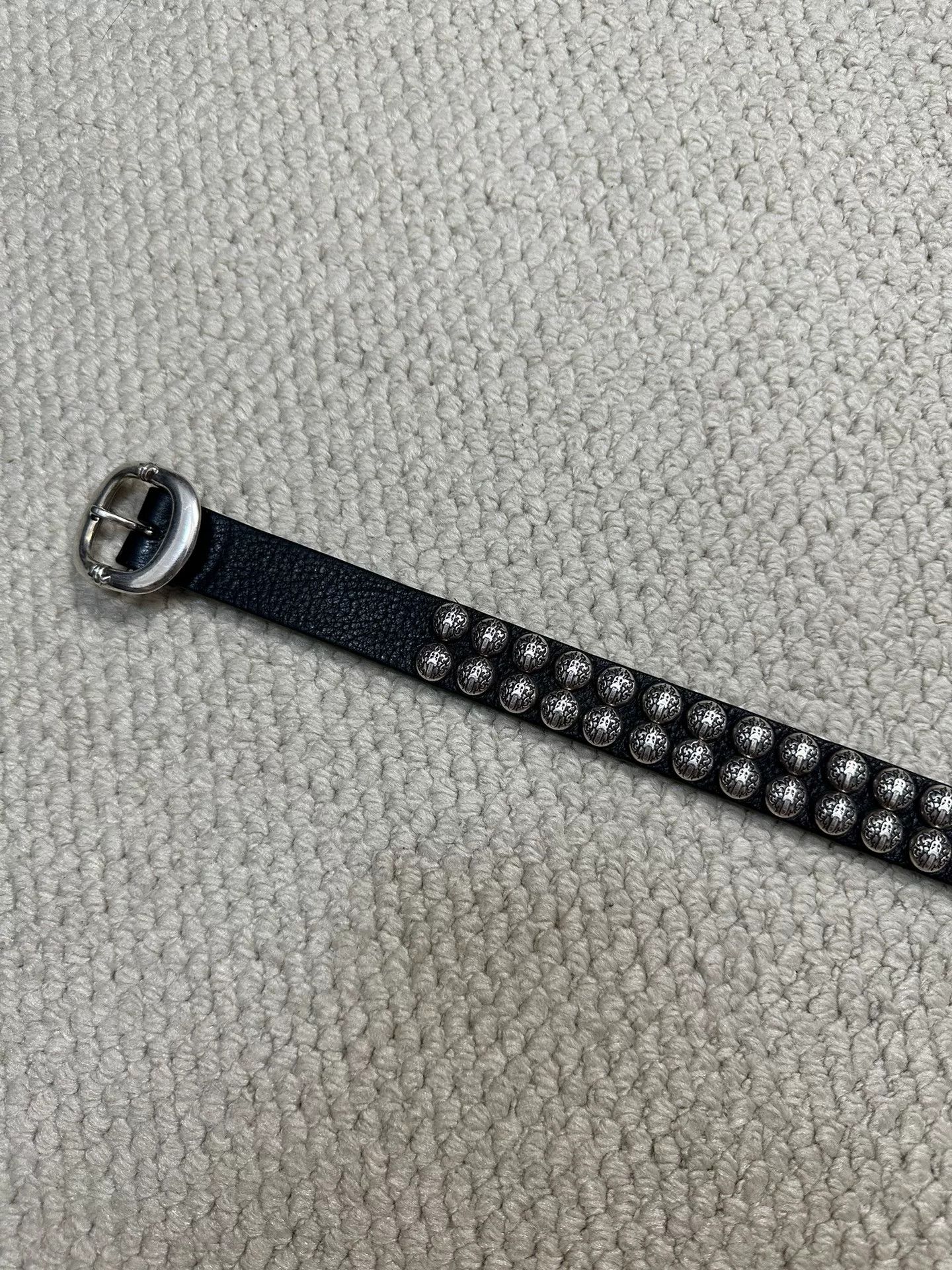 Chrome Hearts Chrome Hearts Gunslinger Narrow Silver Stud Belt Size ONE SIZE - 5 Thumbnail