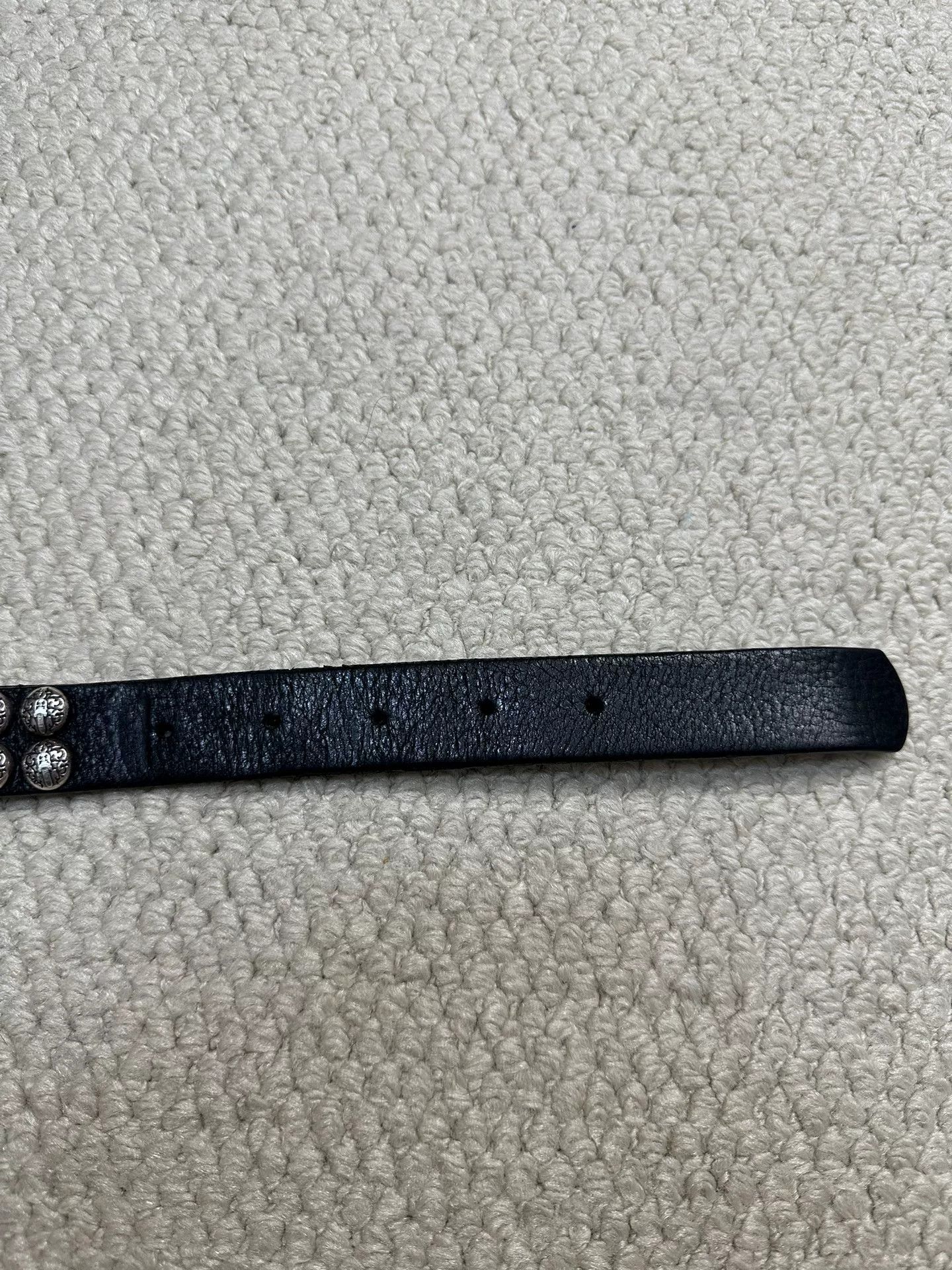 Chrome Hearts Chrome Hearts Gunslinger Narrow Silver Stud Belt Size ONE SIZE - 8 Thumbnail