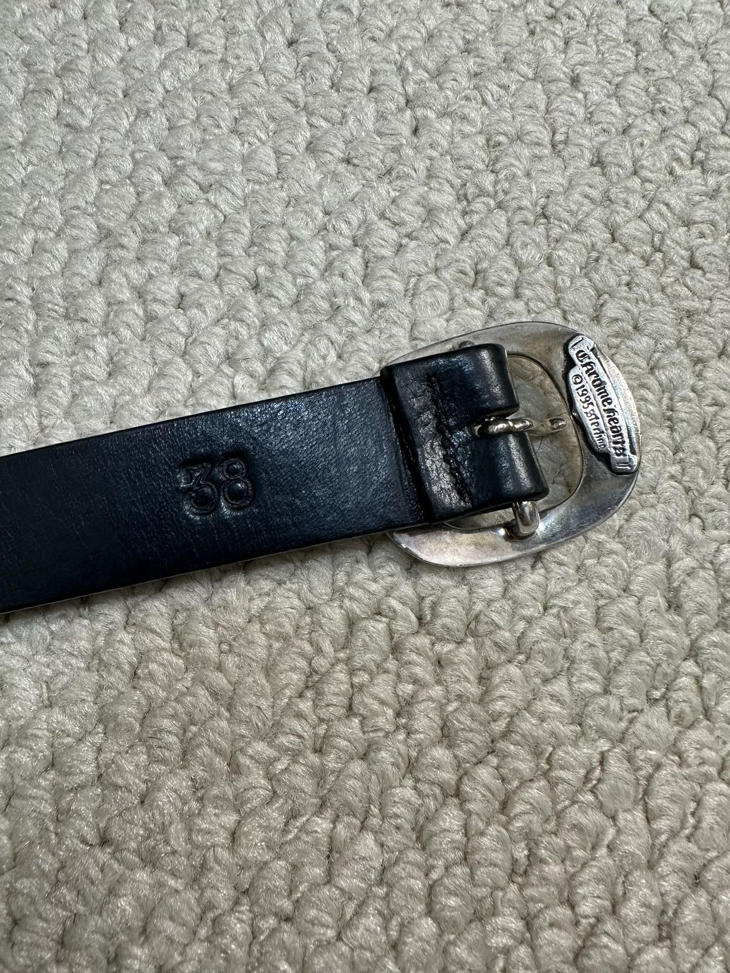 Chrome Hearts Chrome Hearts Gunslinger Narrow Silver Stud Belt Size ONE SIZE - 7 Thumbnail