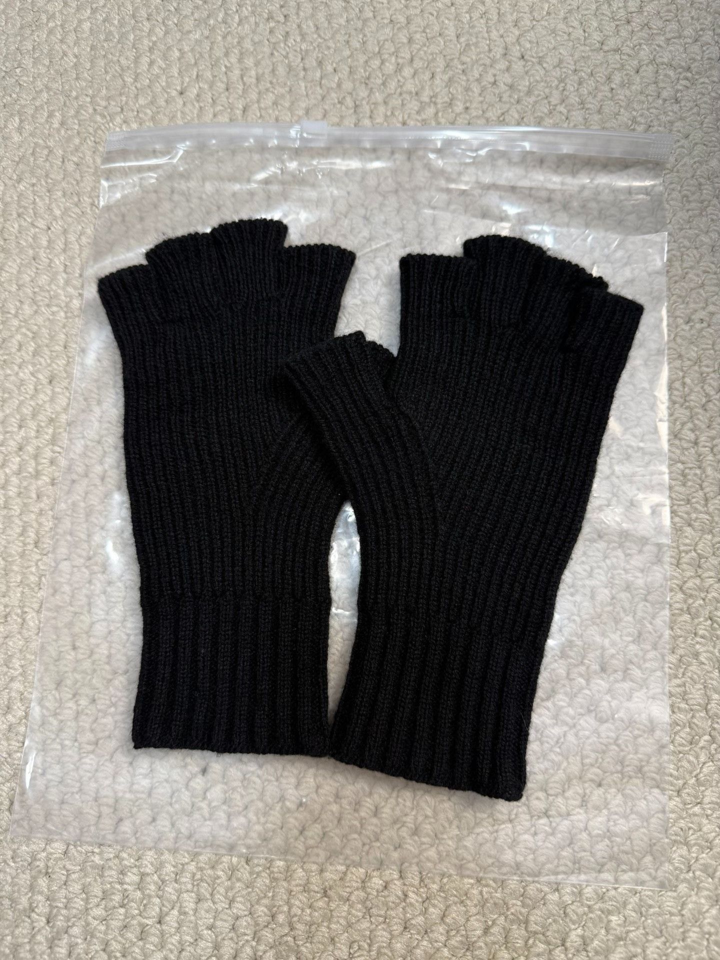 Chrome Hearts Chrome Hearts Black Cashmere Fingerless Gloves Size ONE SIZE - 3 Thumbnail