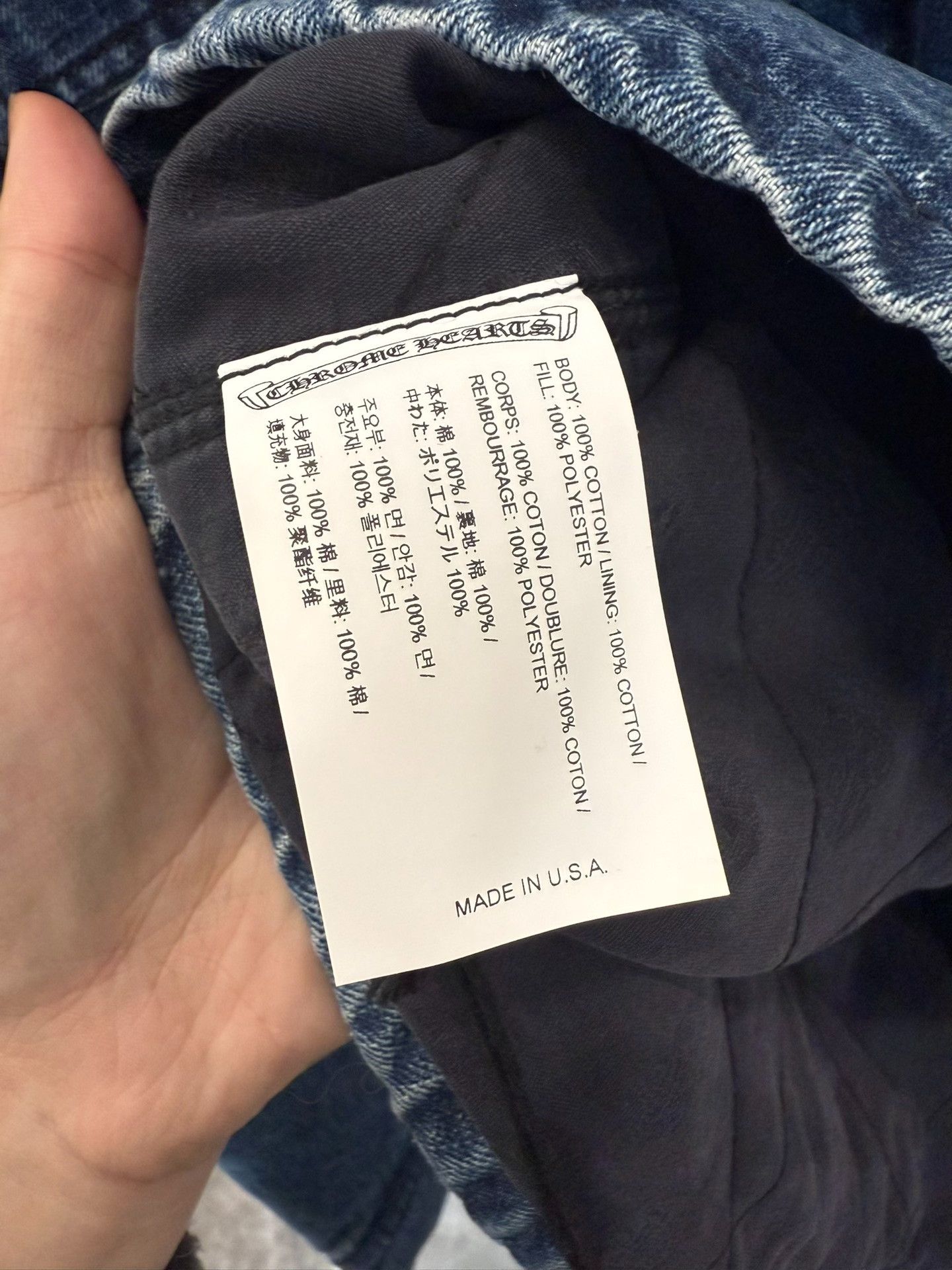 Chrome Hearts Chrome Hearts Workdog Denim Shirt Jacket Size US L / EU 52-54 / 3 - 5 Thumbnail