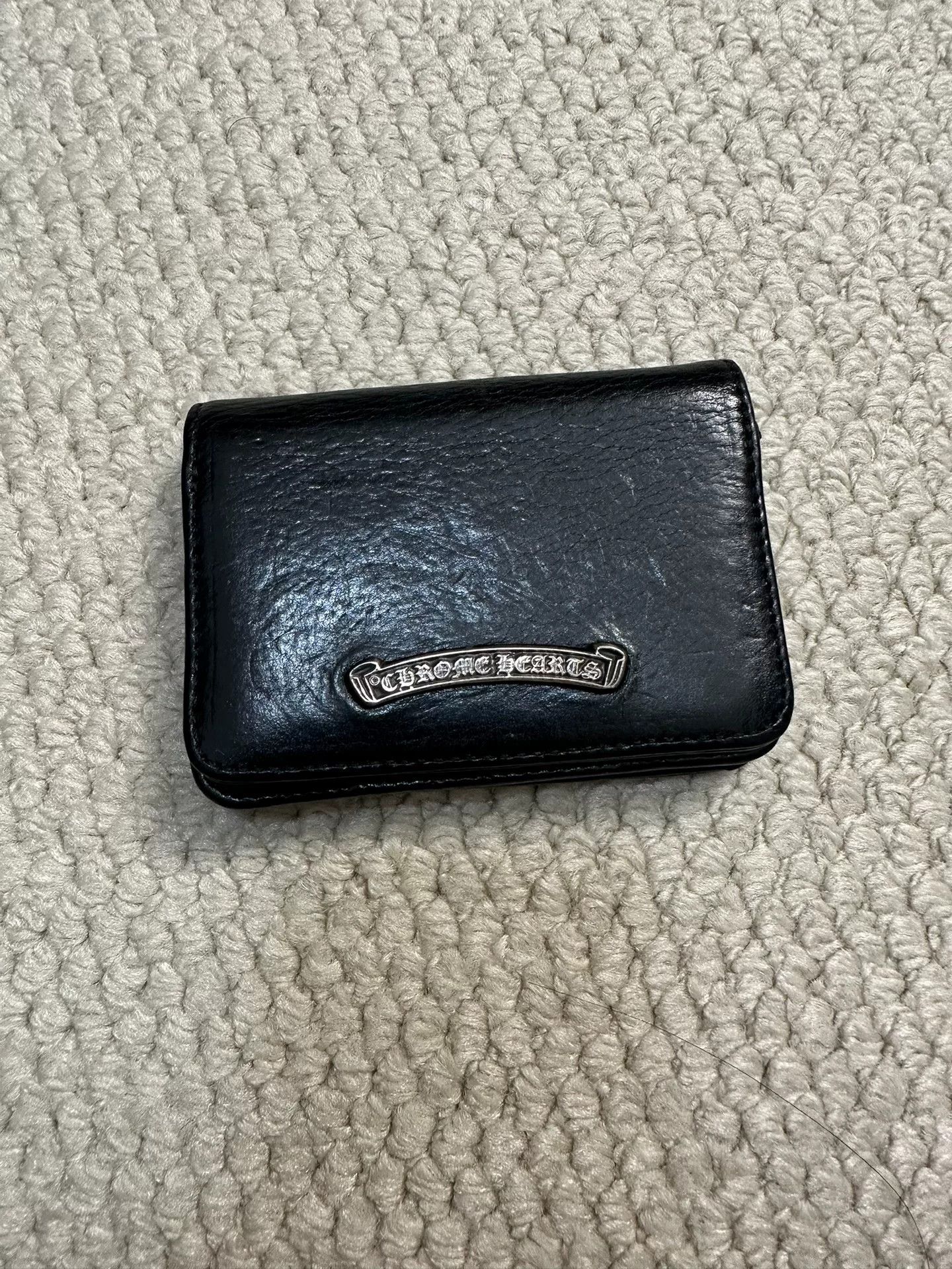 Chrome Hearts Chrome Hearts Cross Leather Card Holder Size ONE SIZE - 3 Thumbnail