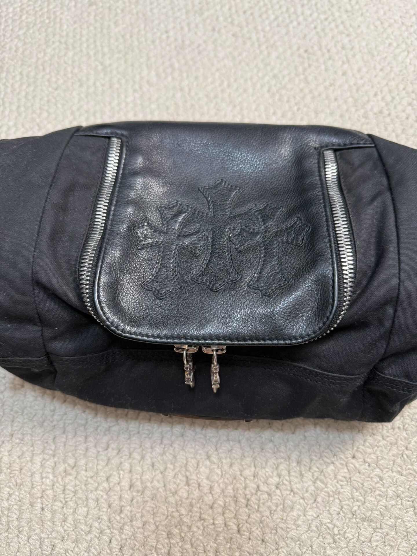 Chrome Hearts Chrome Hearts Cross Leather Wash Bag Size ONE SIZE - 3 Thumbnail