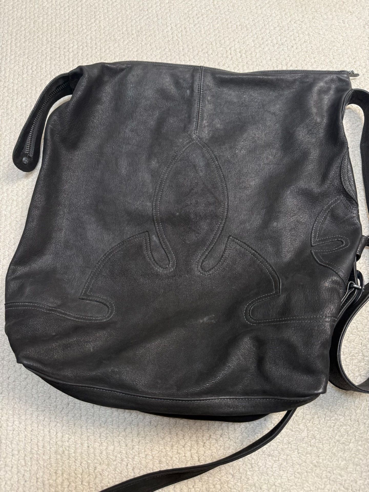 Chrome Hearts Chrome Hearts Flame Distressed Goatskin Hobo Size ONE SIZE - 2 Thumbnail