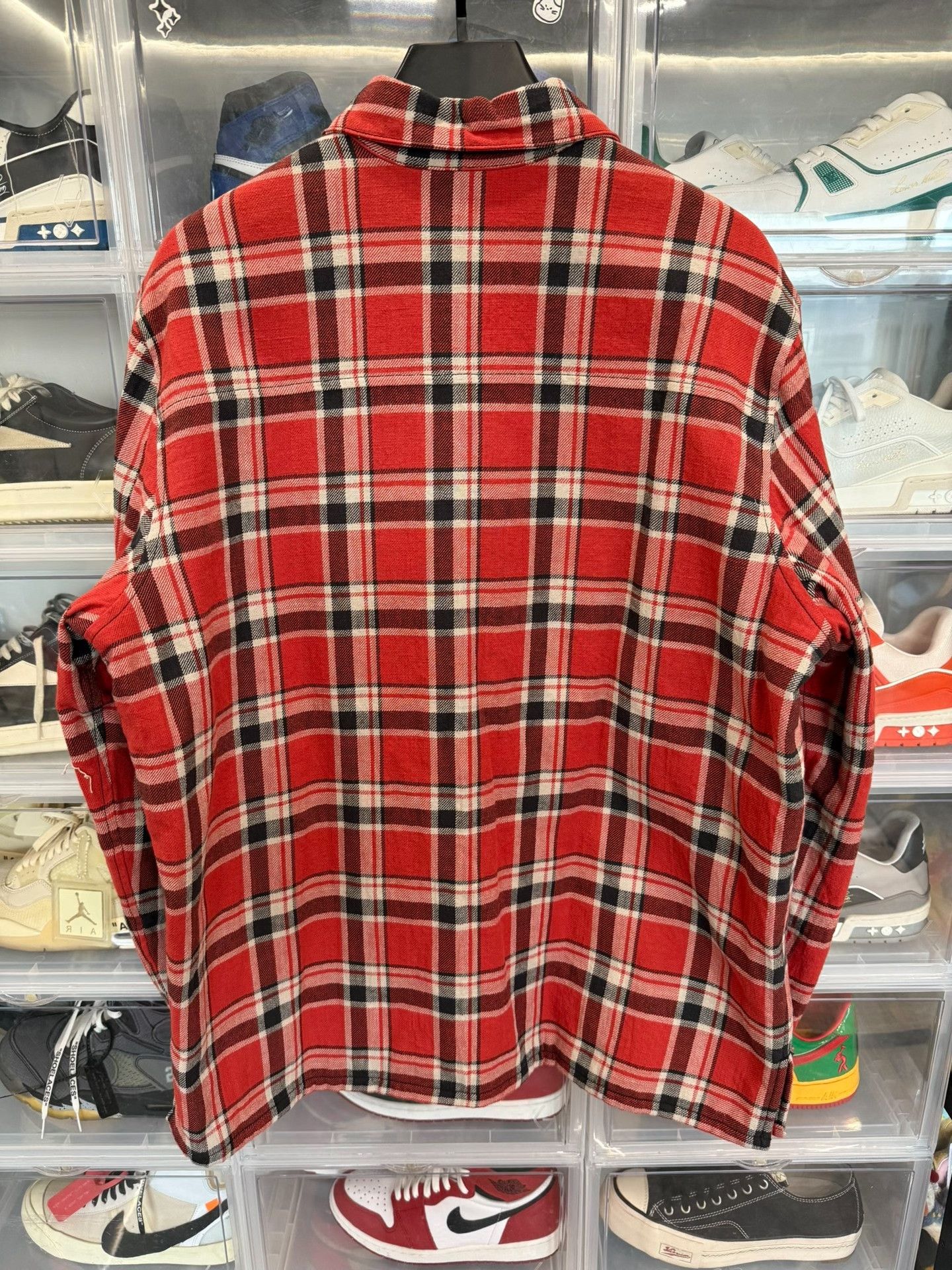 Chrome Hearts Chrome Hearts White Vine Red Plaid Quilted Jacket XL Size US XL / EU 56 / 4 - 3 Thumbnail
