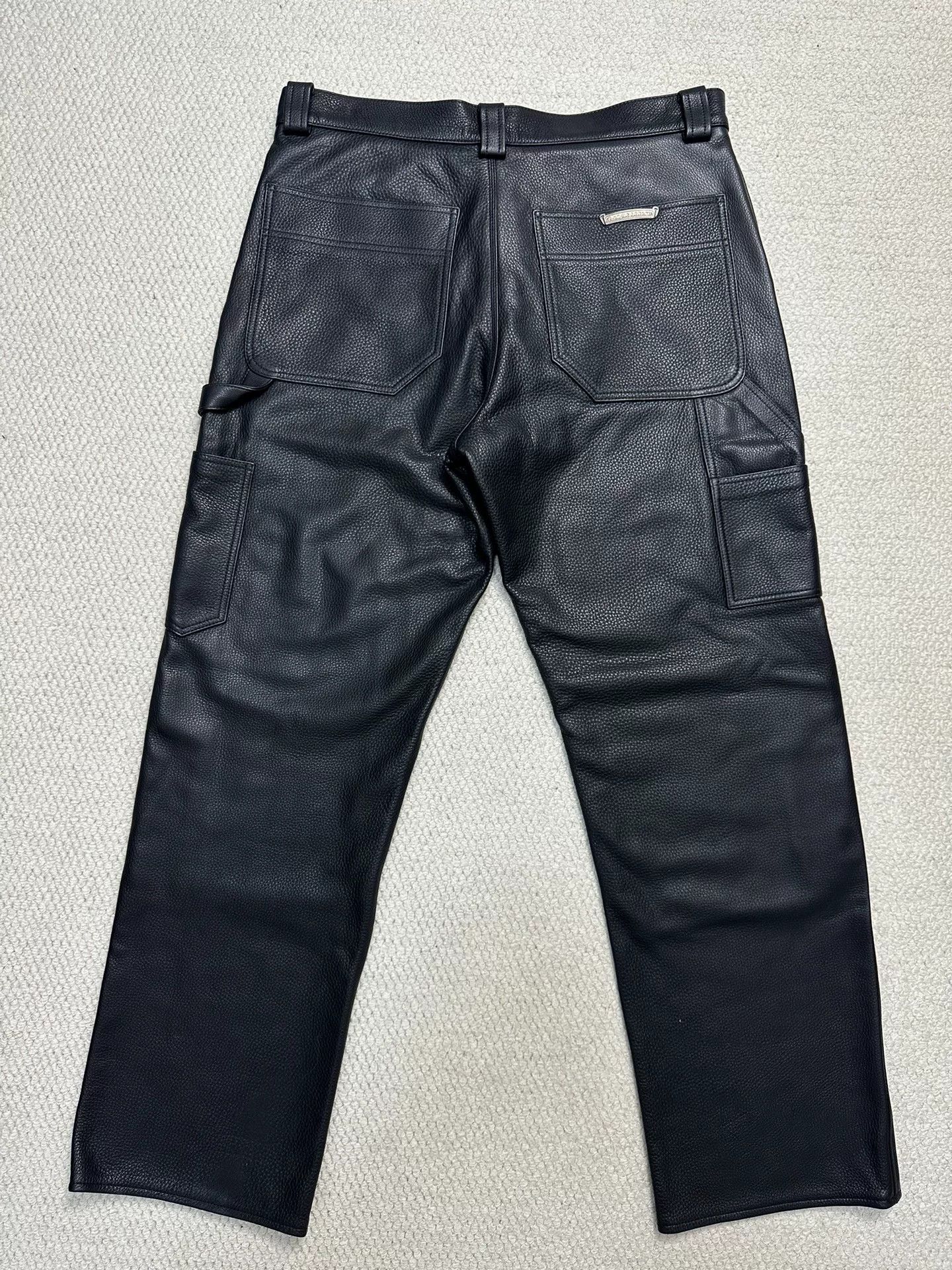 Chrome Hearts Chrome Hearts Leather Double Knee Pants Size US 34 / EU 50 - 4 Thumbnail