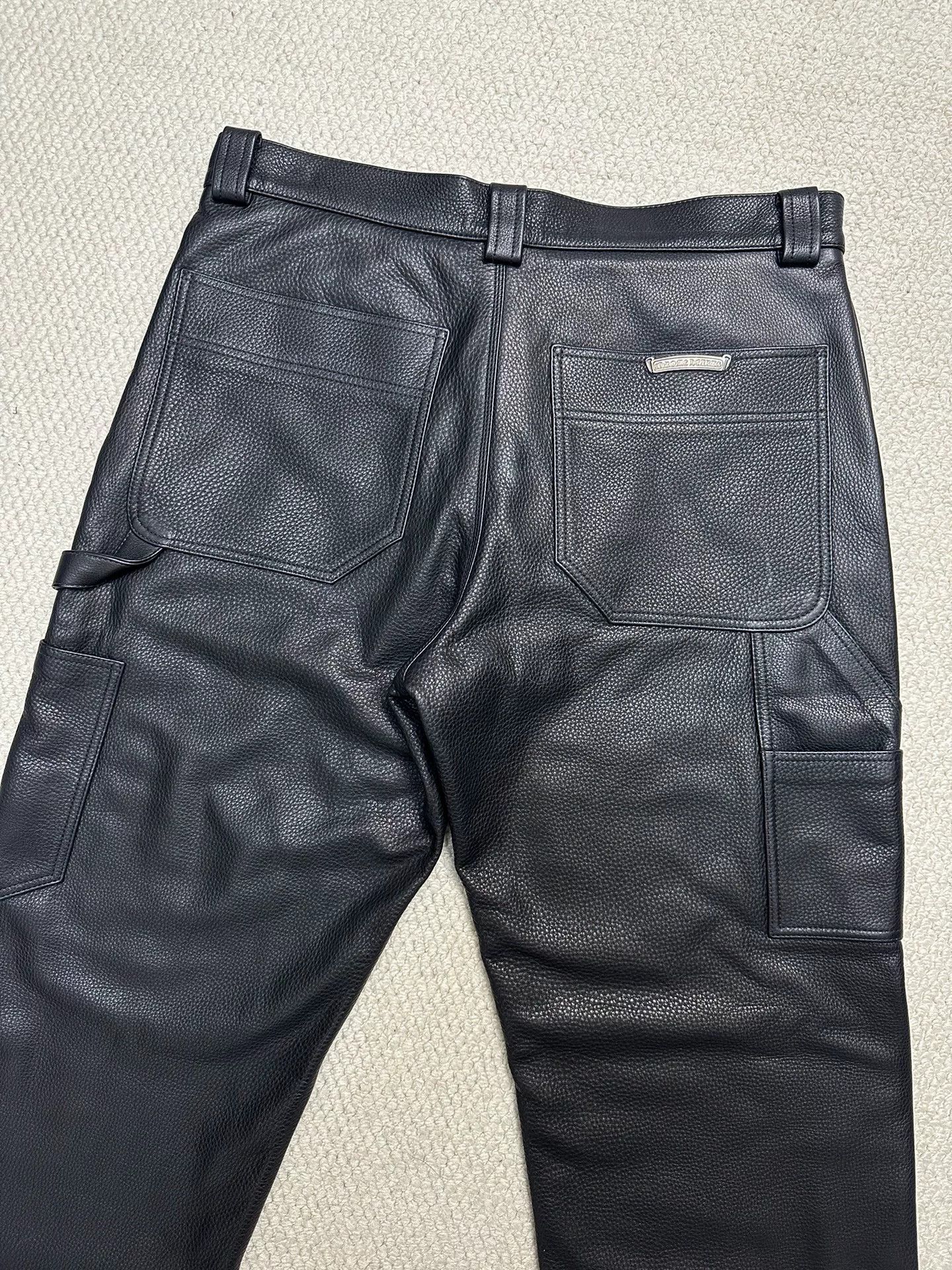 Chrome Hearts Chrome Hearts Leather Double Knee Pants Size US 34 / EU 50 - 5 Thumbnail
