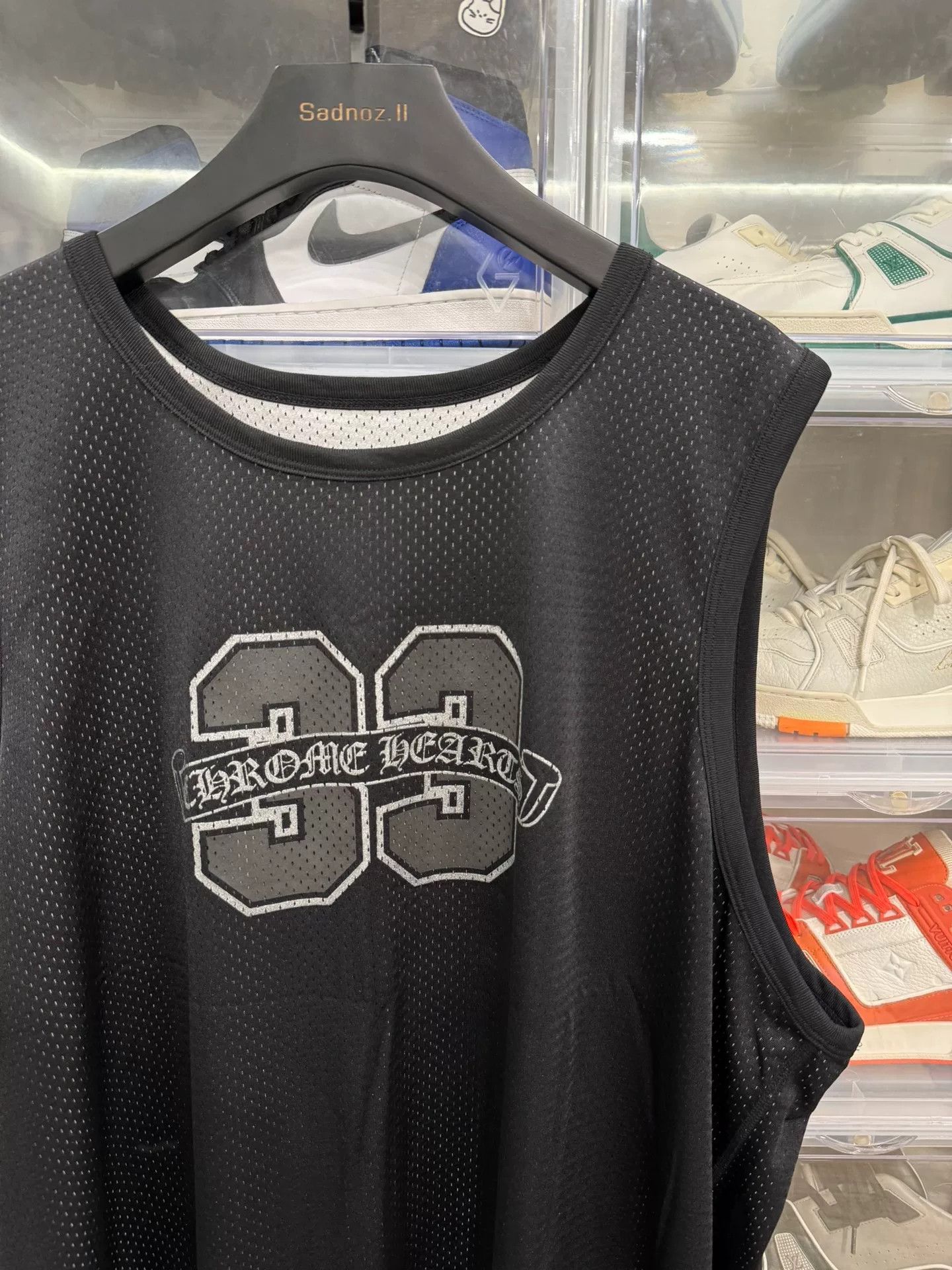 Chrome Hearts Chrome Hearts Black Mesh Hockey Jersey Vest XXL Size US XXL / EU 58 / 5 - 2 Thumbnail
