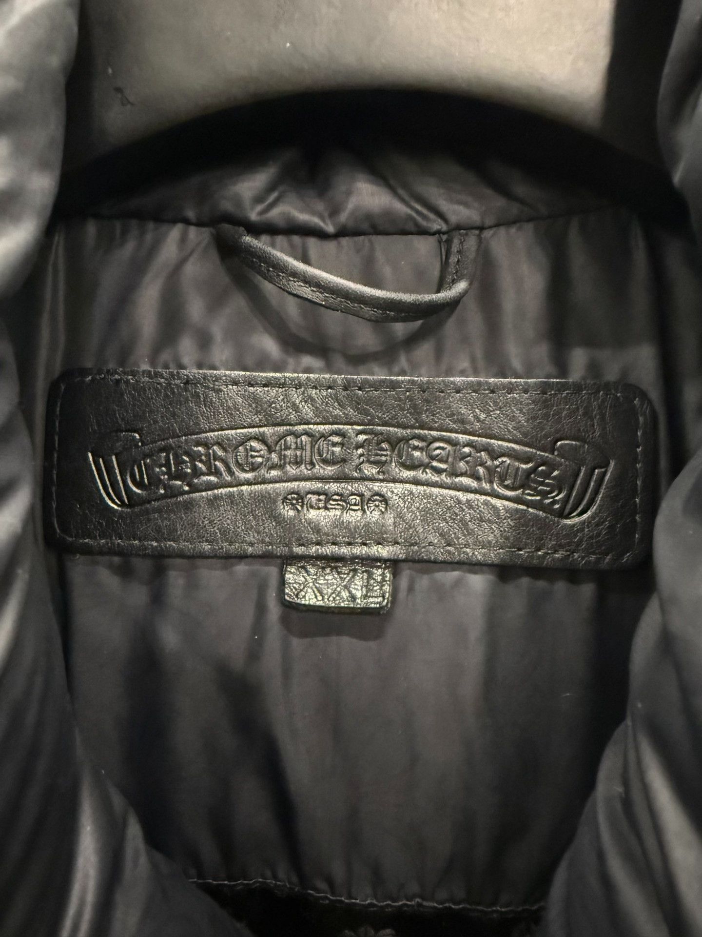 Chrome Hearts Chrome Hearts Vintage Black Down Jacket Size US XXL / EU 58 / 5 - 5 Thumbnail
