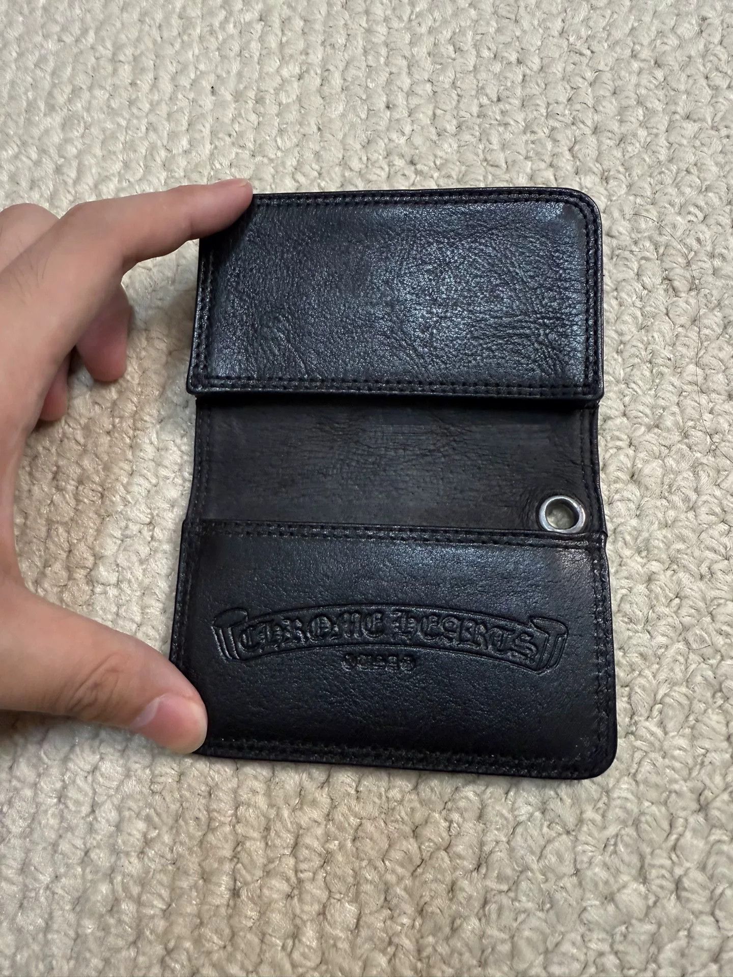 Chrome Hearts Chrome Hearts Cross Leather Card Wallet Size ONE SIZE - 3 Thumbnail