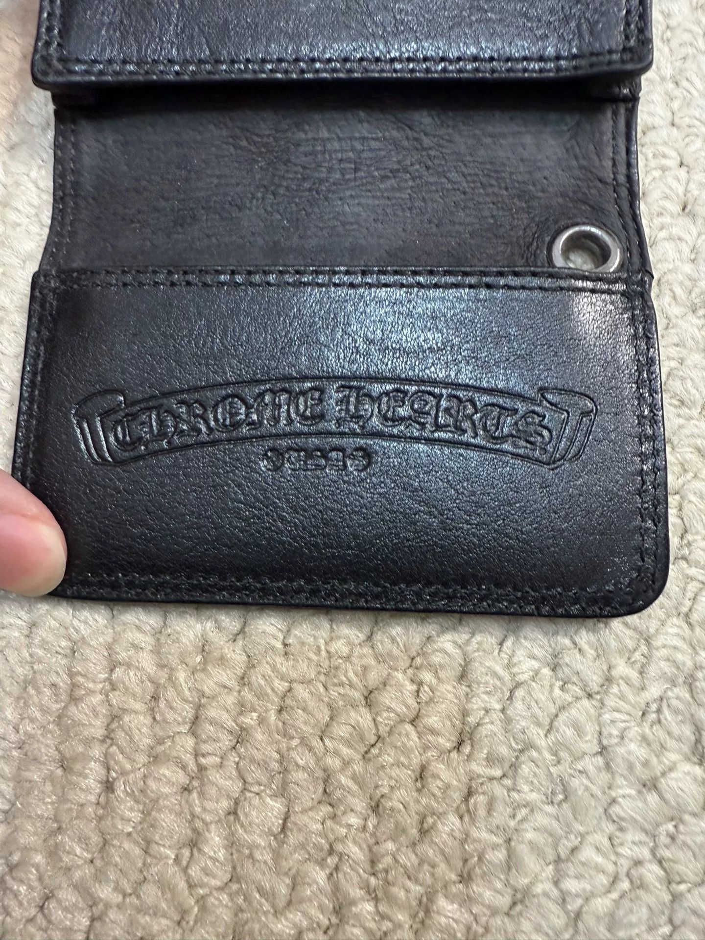 Chrome Hearts Chrome Hearts Cross Leather Card Wallet Size ONE SIZE - 4 Thumbnail